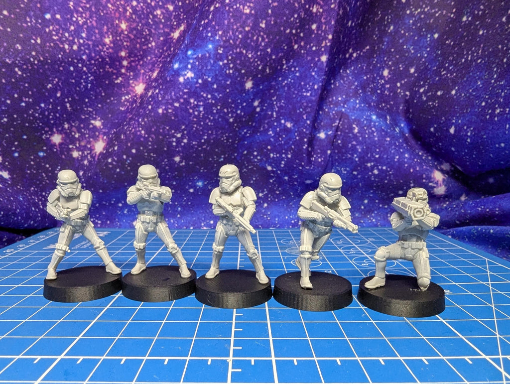 Imperial Authority Combat Troopers(15) for Star Wars Legion proxies, Grimdark Future or other miniatures games 35mm