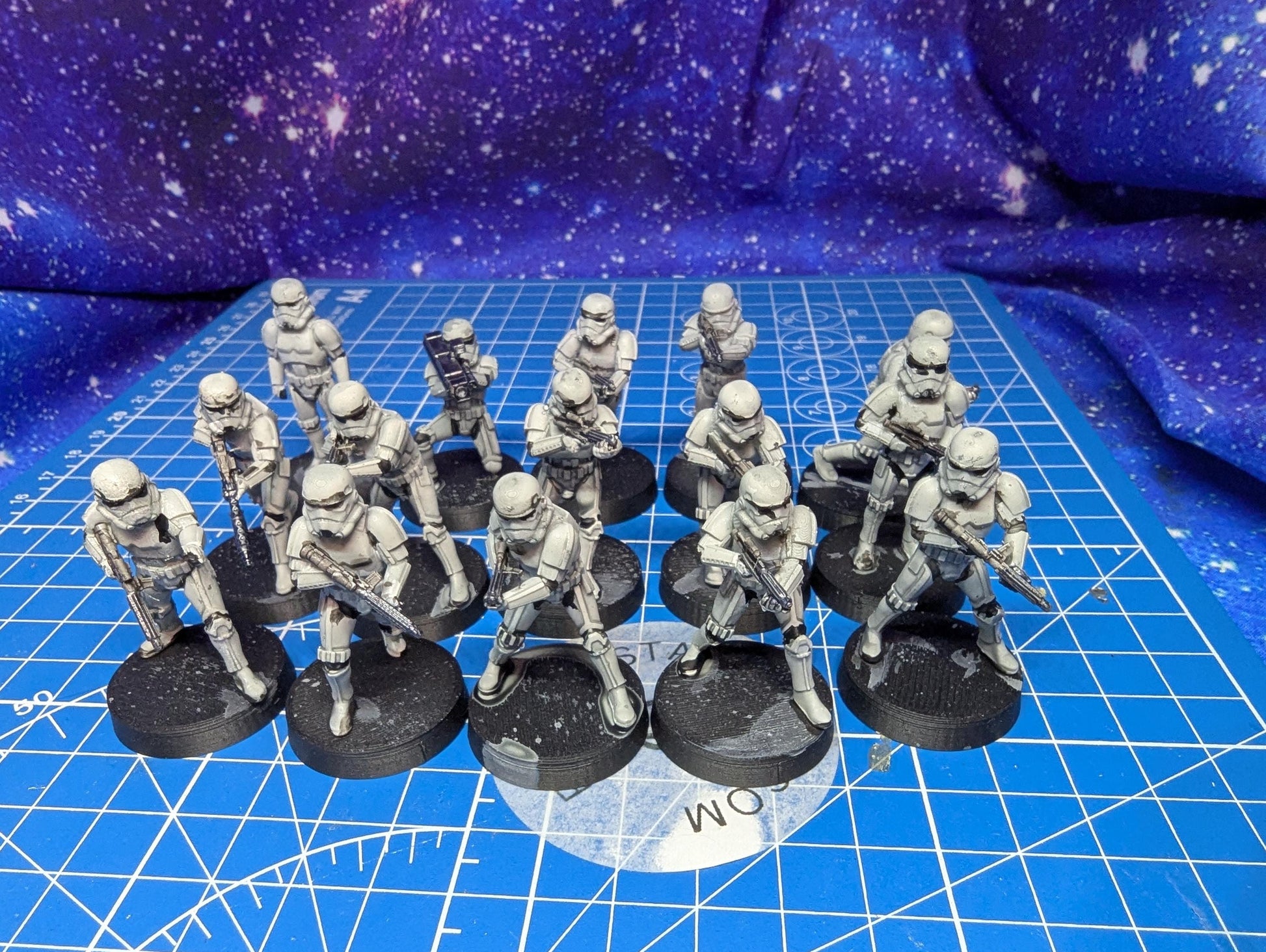 Imperial Authority Combat Troopers(15) for Star Wars Legion proxies, Grimdark Future or other miniatures games 35mm