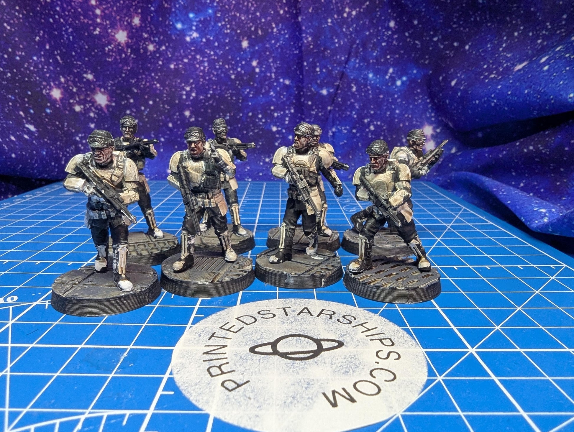 Imperial Authority Interdiction Troopers (9) for Star Wars Legion proxies, Grimdark Future 35mm
