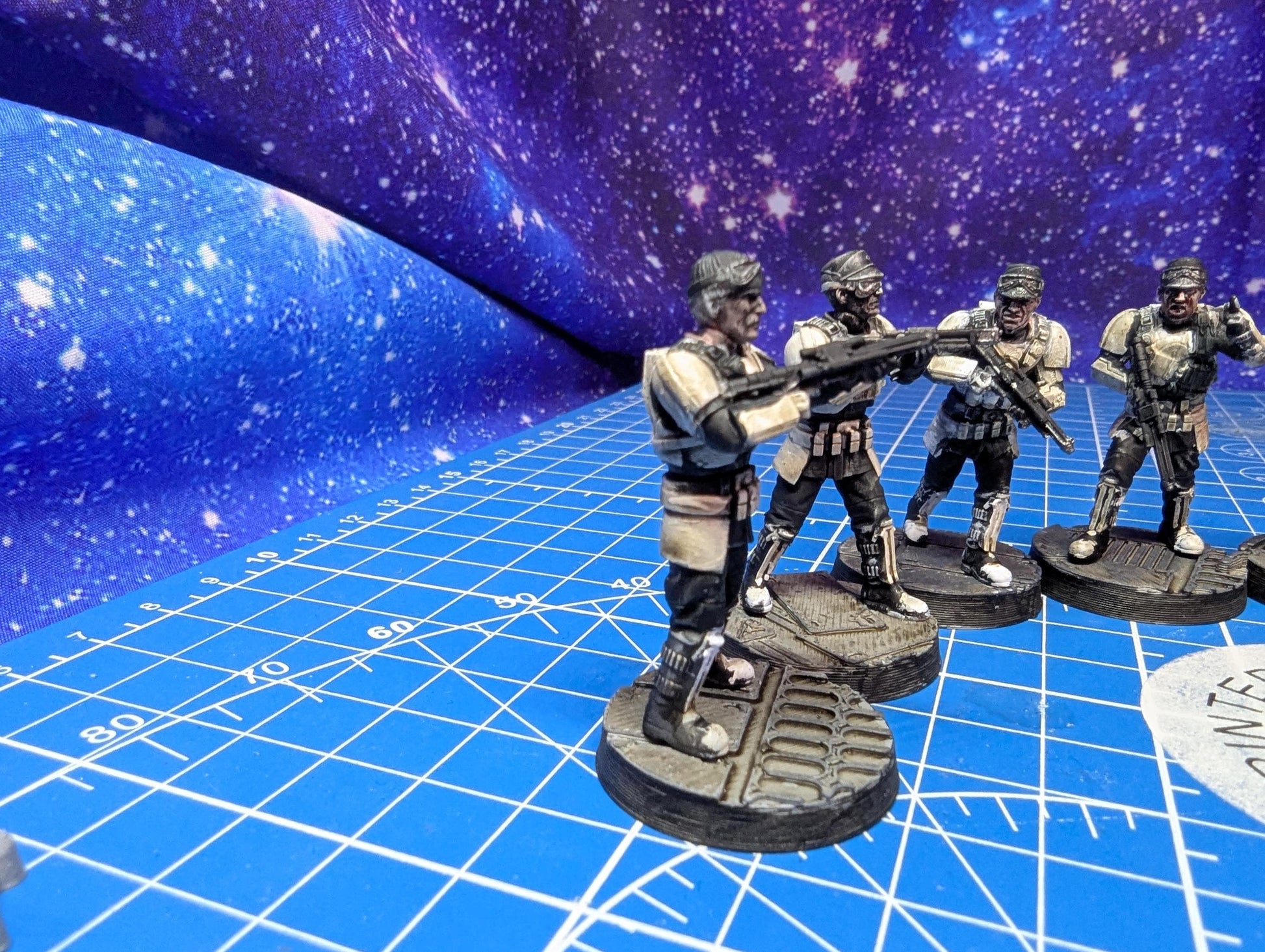 Imperial Authority Interdiction Troopers (9) for Star Wars Legion proxies, Grimdark Future 35mm
