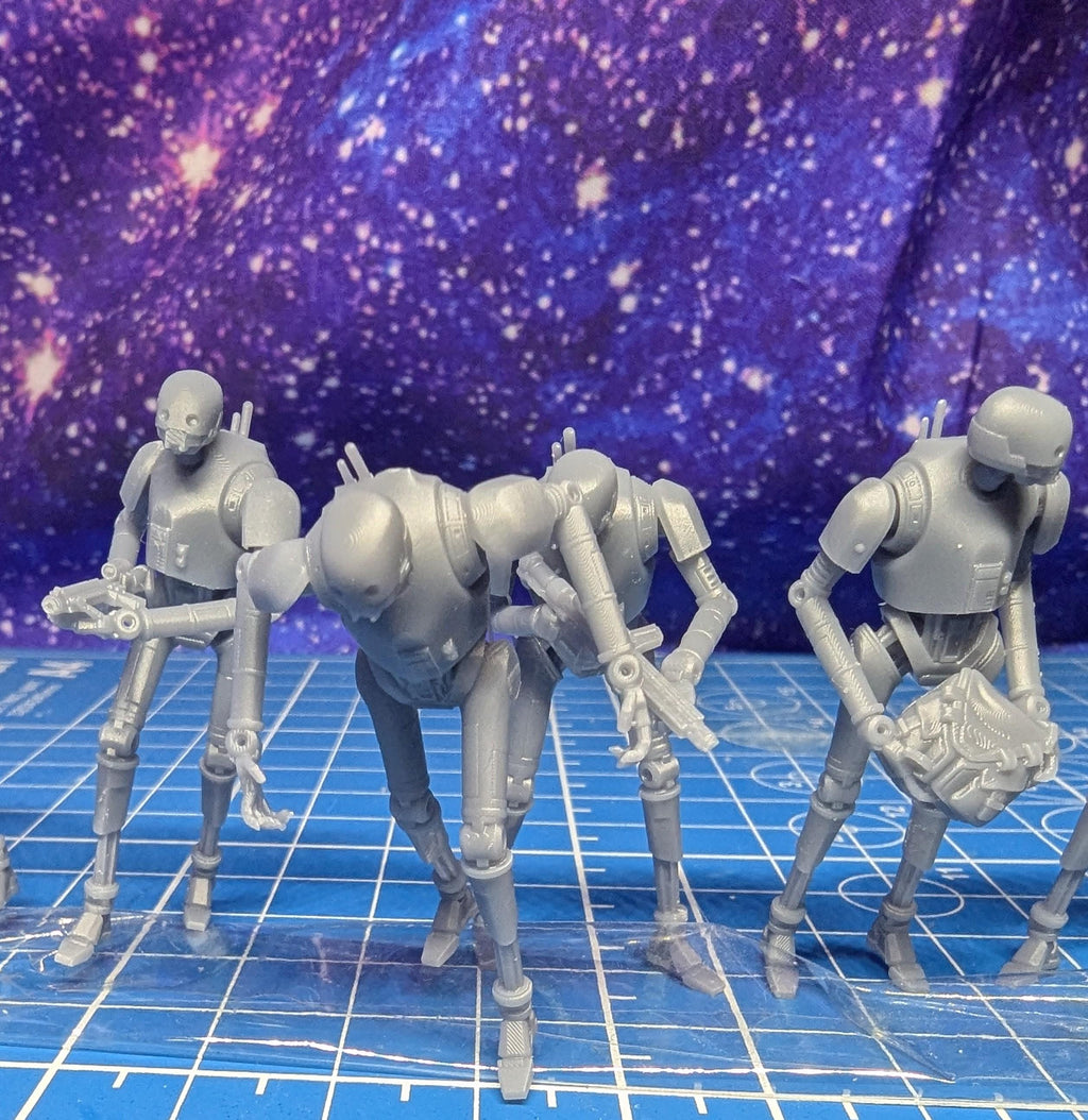 Imperial Authority KX Security Drones (10) for Star Wars Legion proxies, Grimdark Future or other miniatures games 35mm