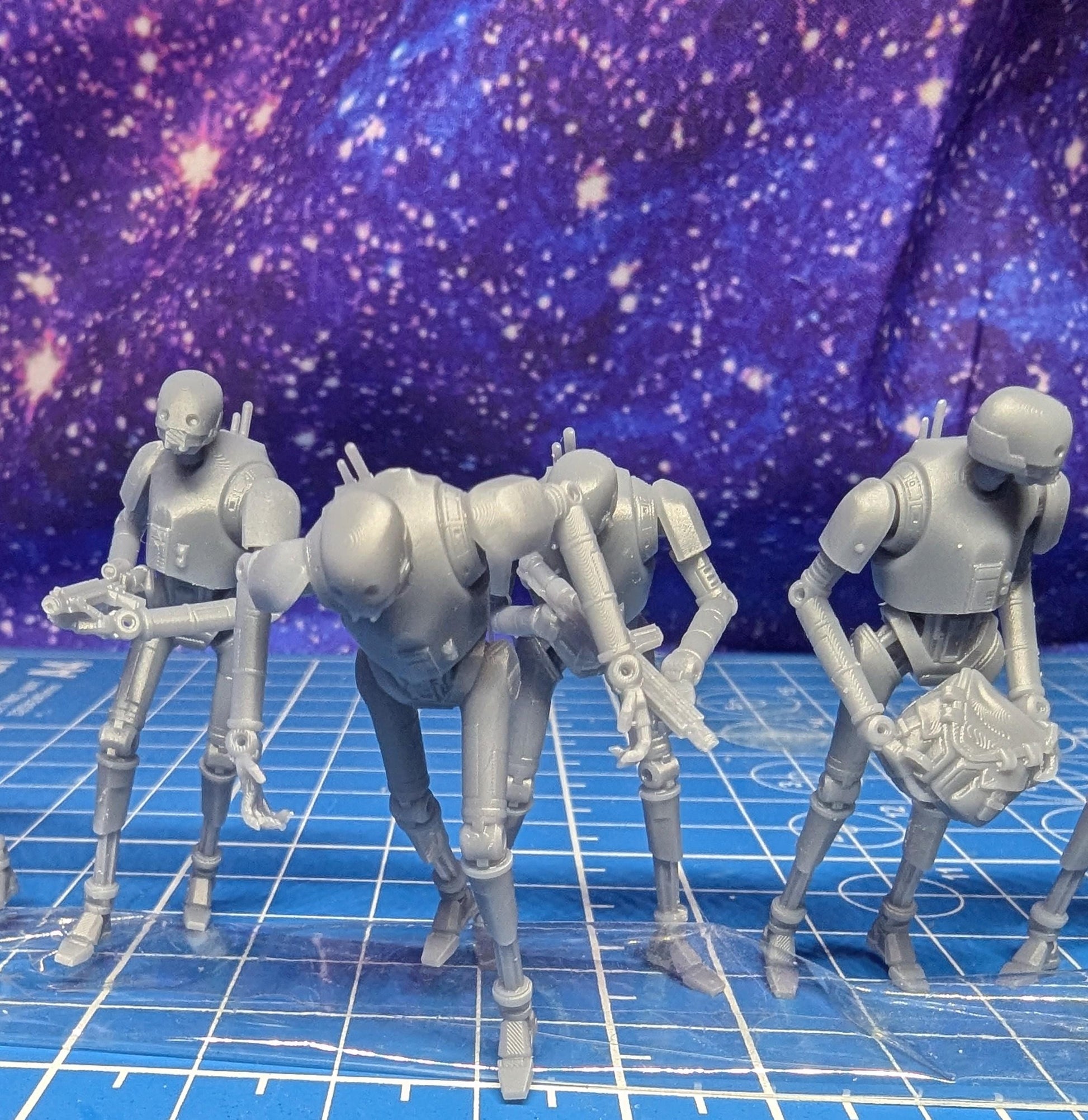 Imperial Authority KX Security Drones (10) for Star Wars Legion proxies, Grimdark Future or other miniatures games 35mm