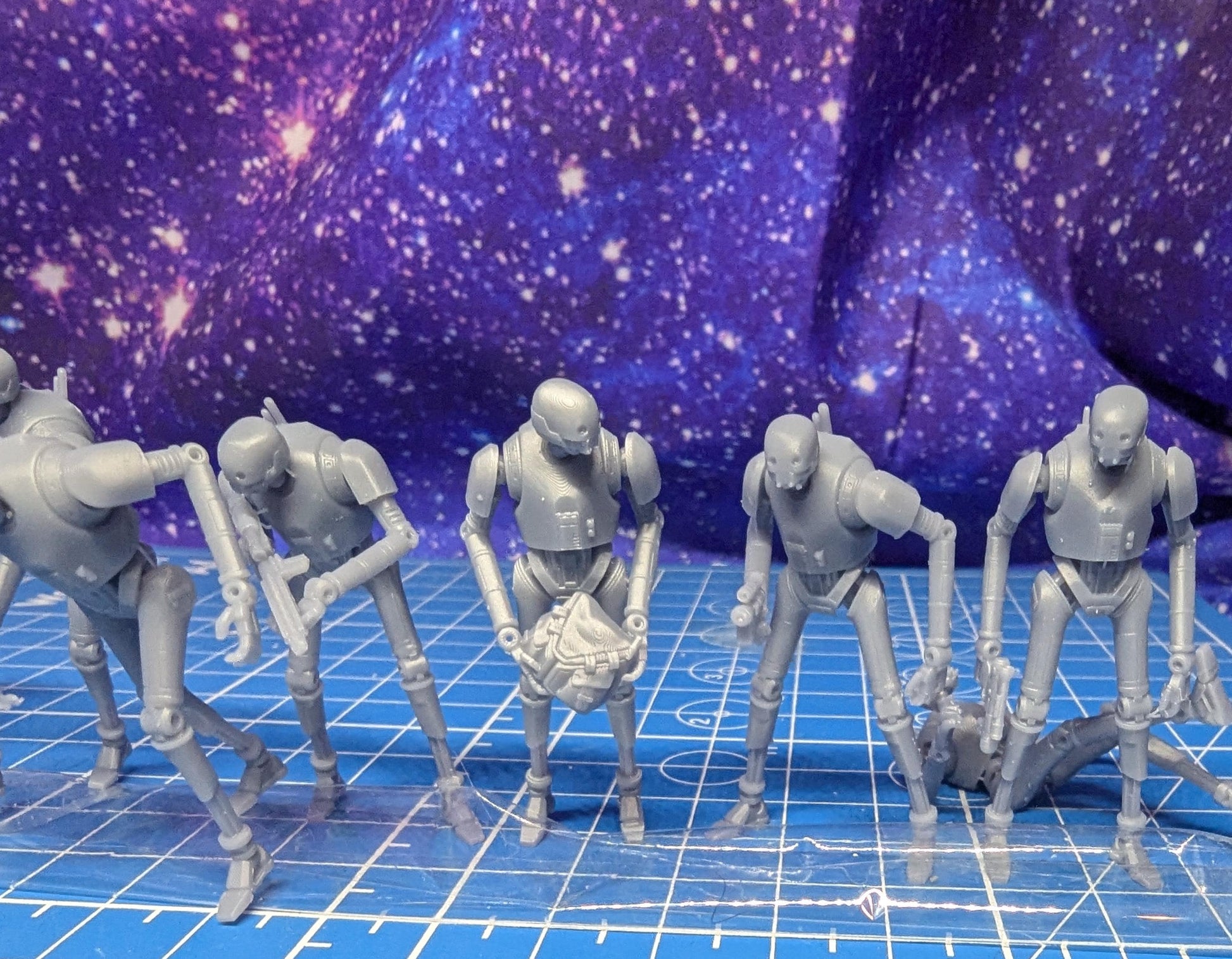 Imperial Authority KX Security Drones (10) for Star Wars Legion proxies, Grimdark Future or other miniatures games 35mm