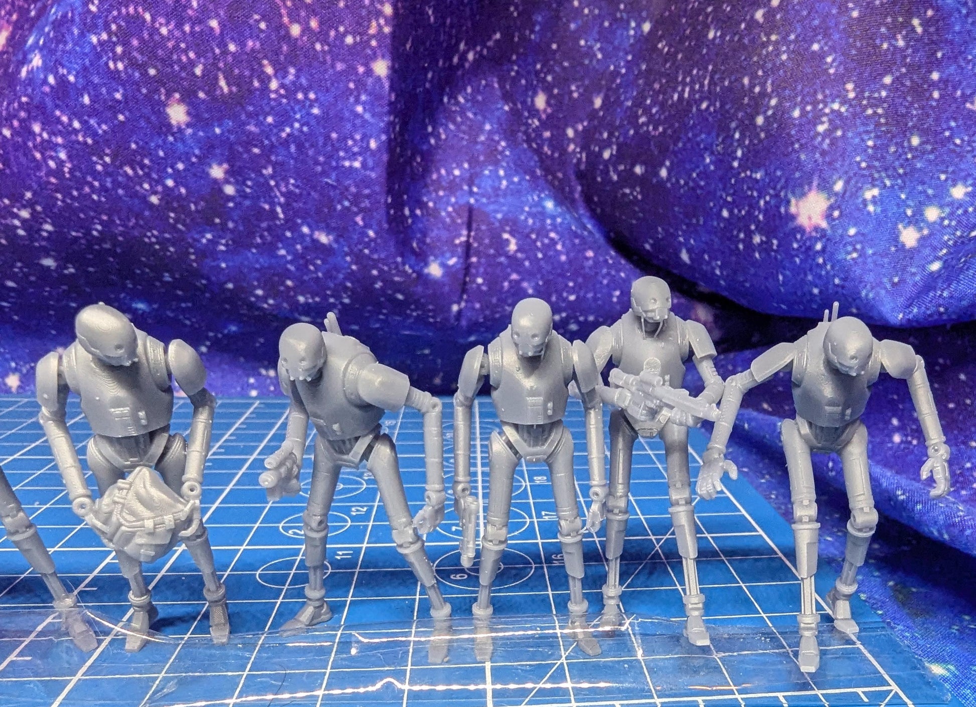 Imperial Authority KX Security Drones (10) for Star Wars Legion proxies, Grimdark Future or other miniatures games 35mm