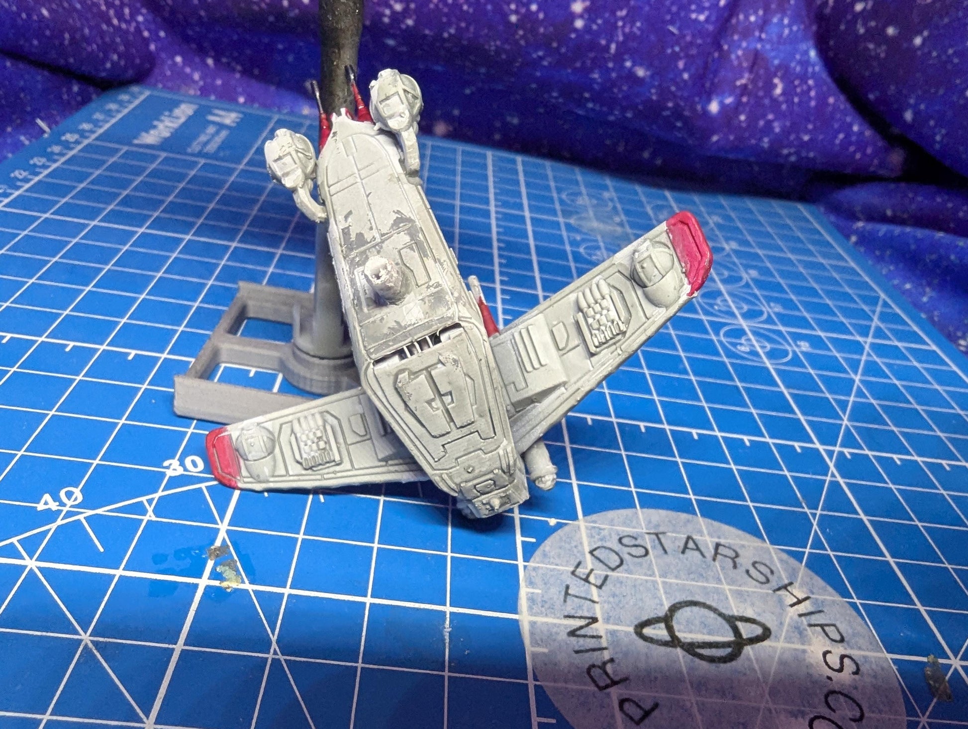 XW scale Republic LAAT/I personnel Transport for Star wars Xwing Miniatures game 1/270