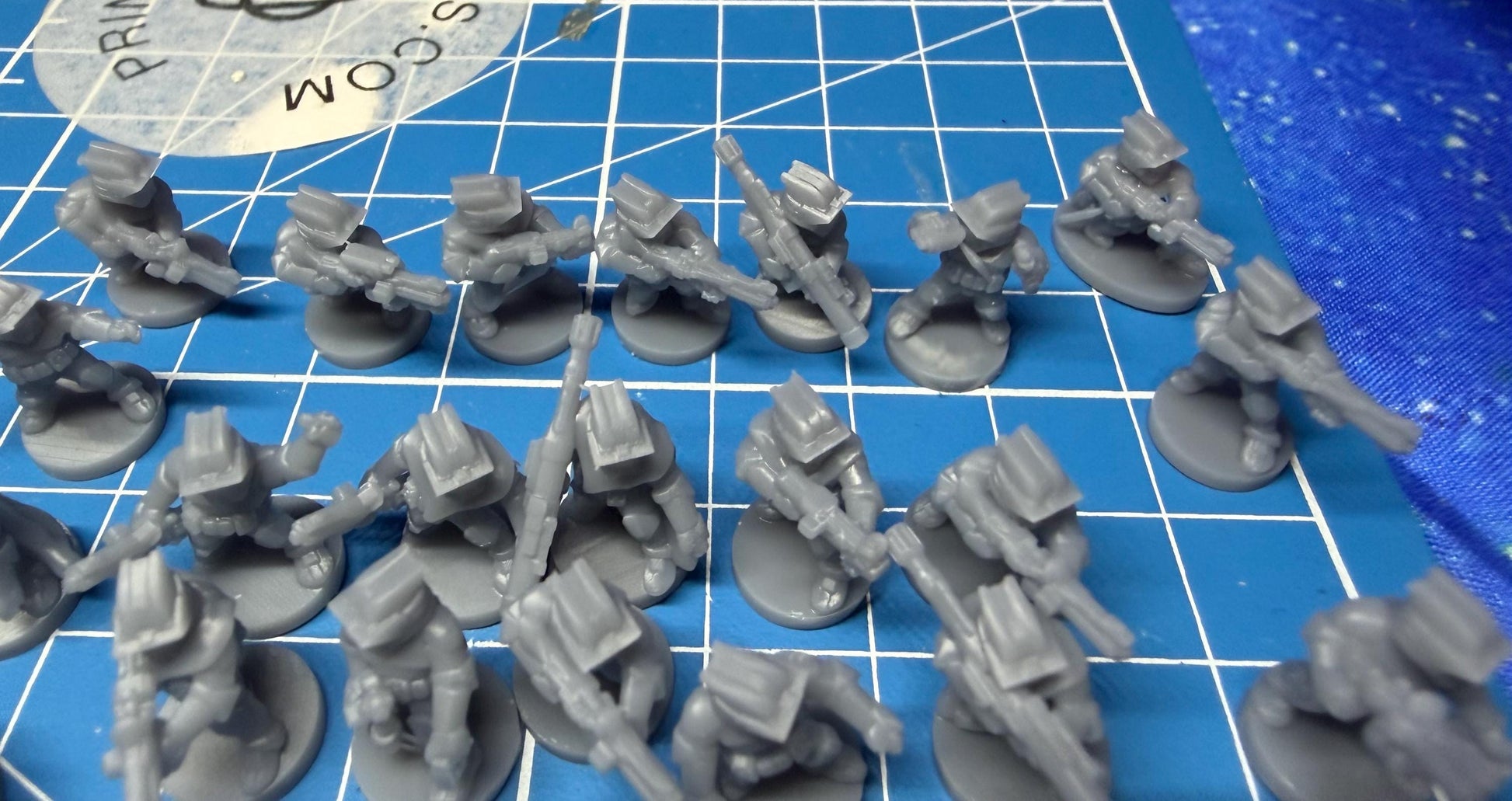 10mm Republic Clone Advanced Recon Force Infantry Platoon (25) in 10mm scale for Star wars regiments