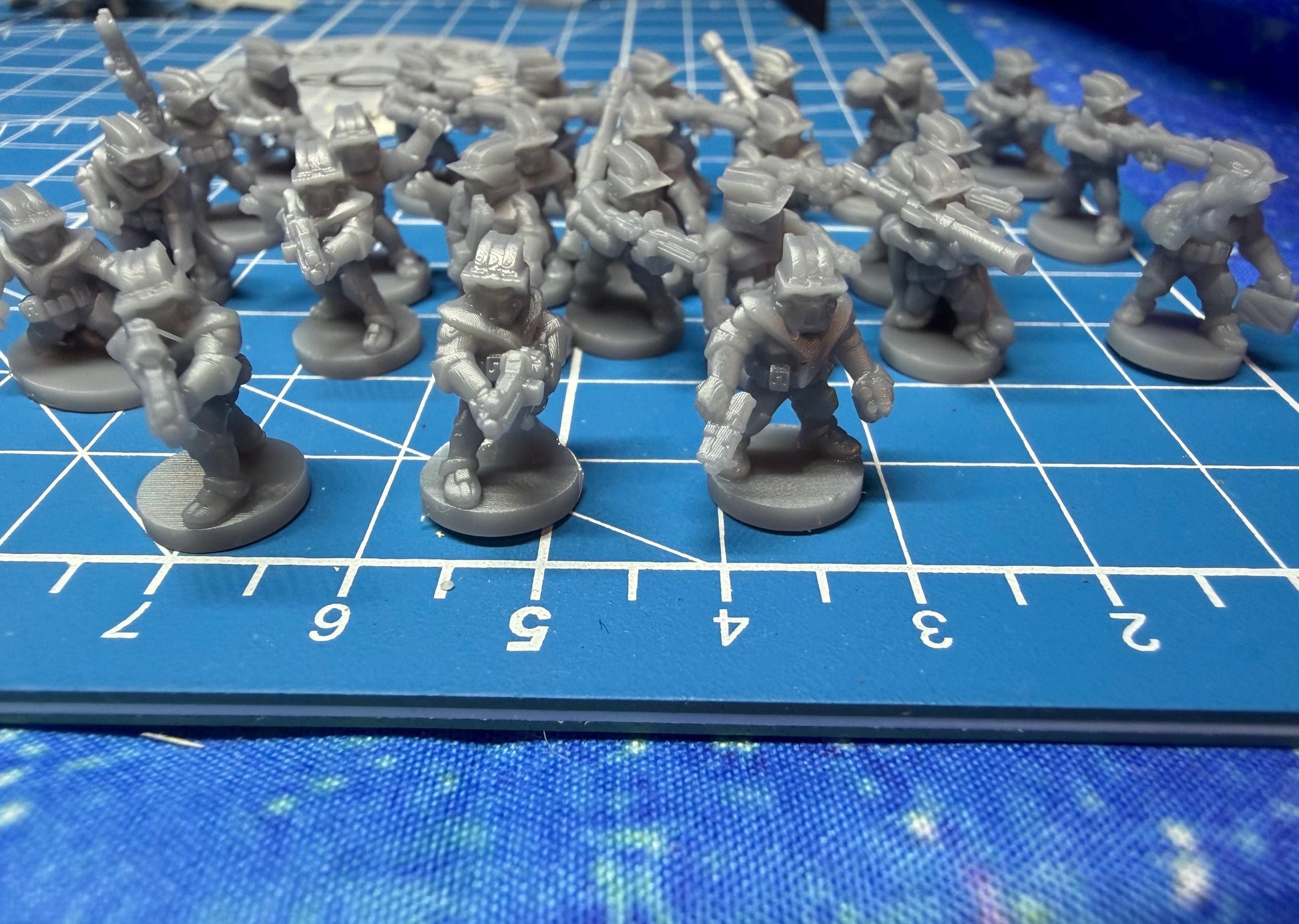 10mm Republic Clone Advanced Recon Force Infantry Platoon (25) in 10mm scale for Star wars regiments