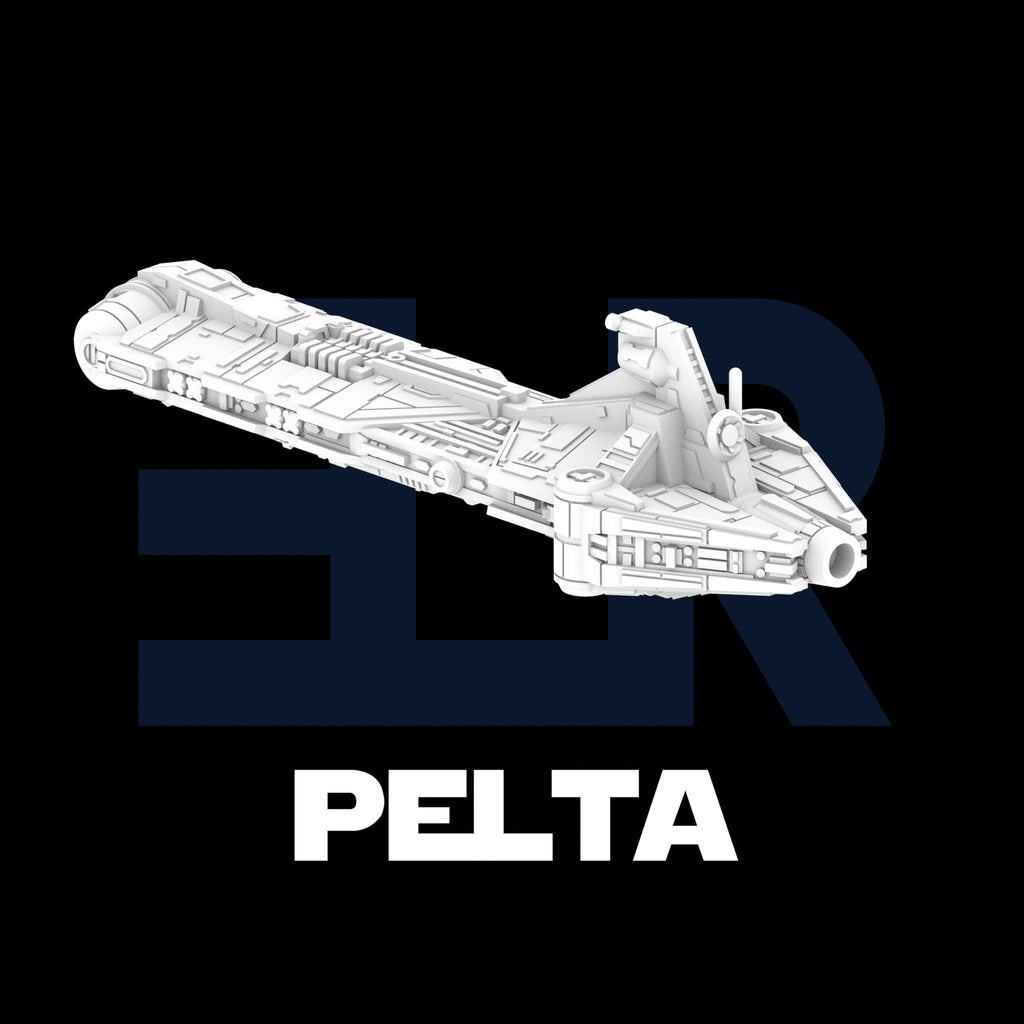 Republic Pelta class Frigate For Star Wars Armada 89mm