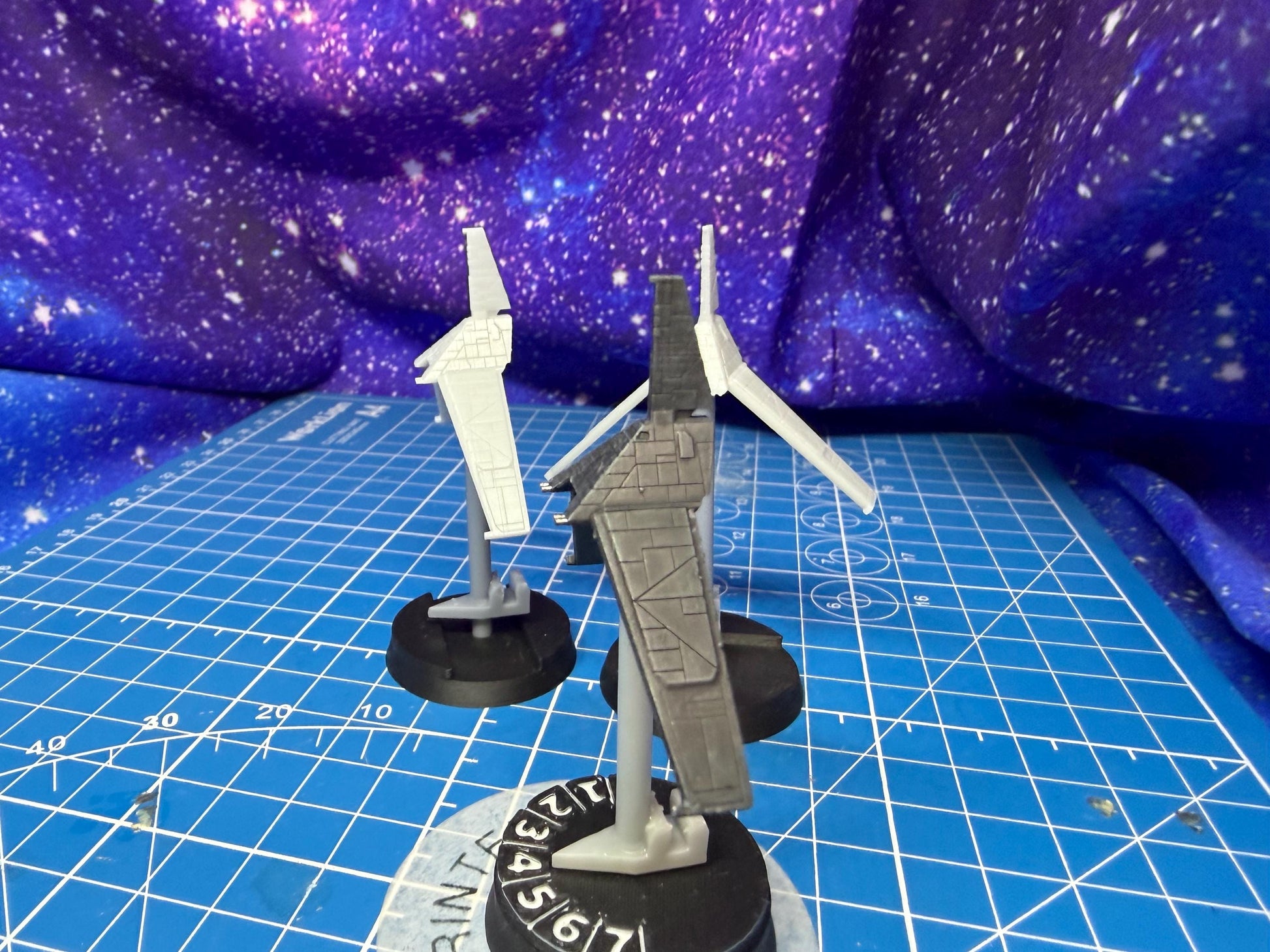 Imperial Delta-class Shuttle squadron (3 fighters) for Star Wars Armada scale games