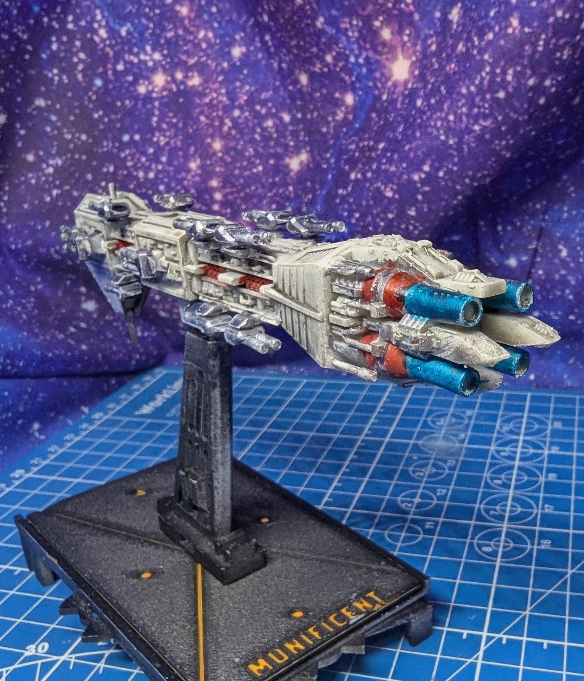 Earthforce Nova Dreadnought for miniatures games 150mm