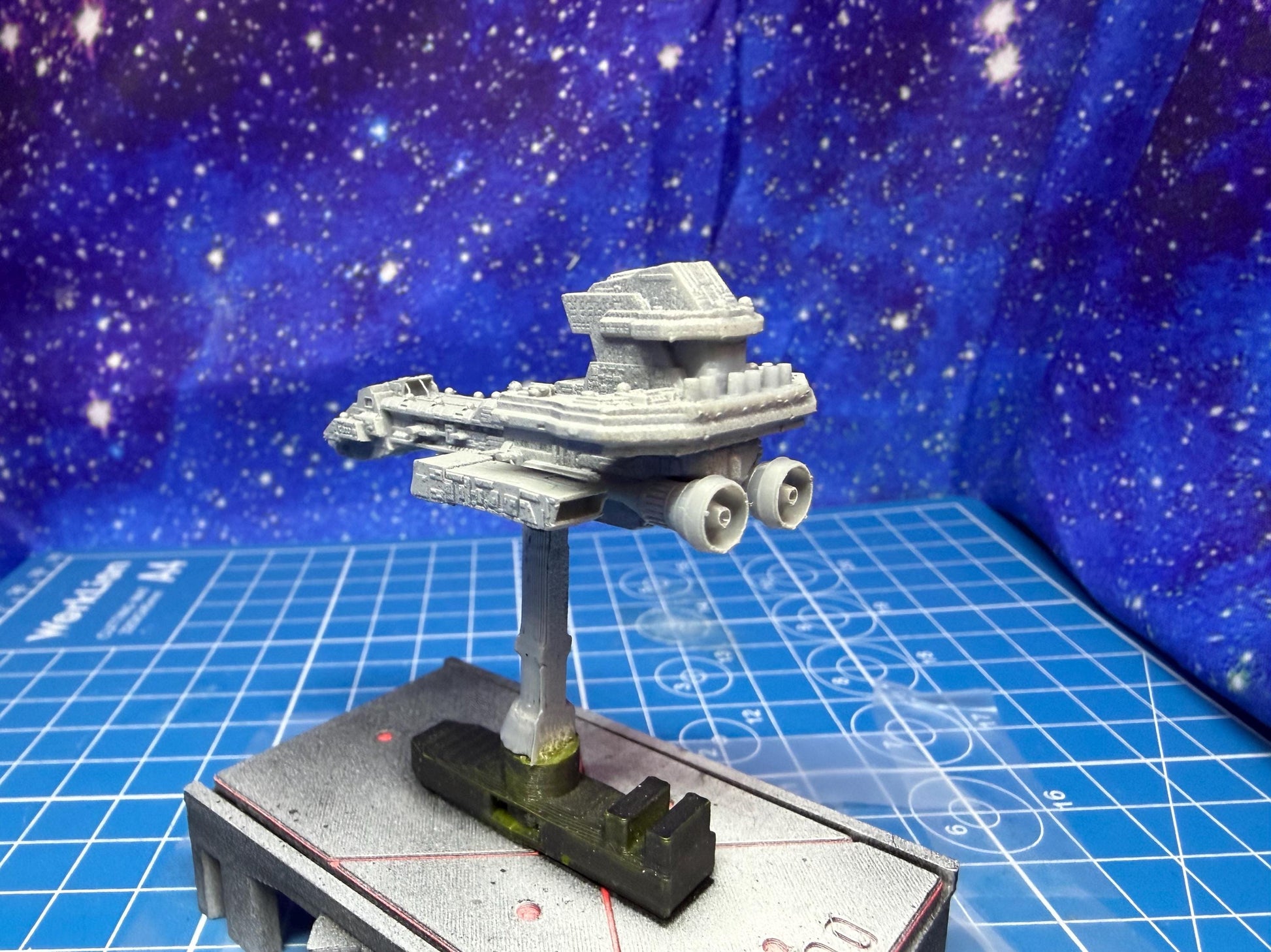 Earth Special Forces X303 experimental cruiserfor Armada Nexus scale games 60mm