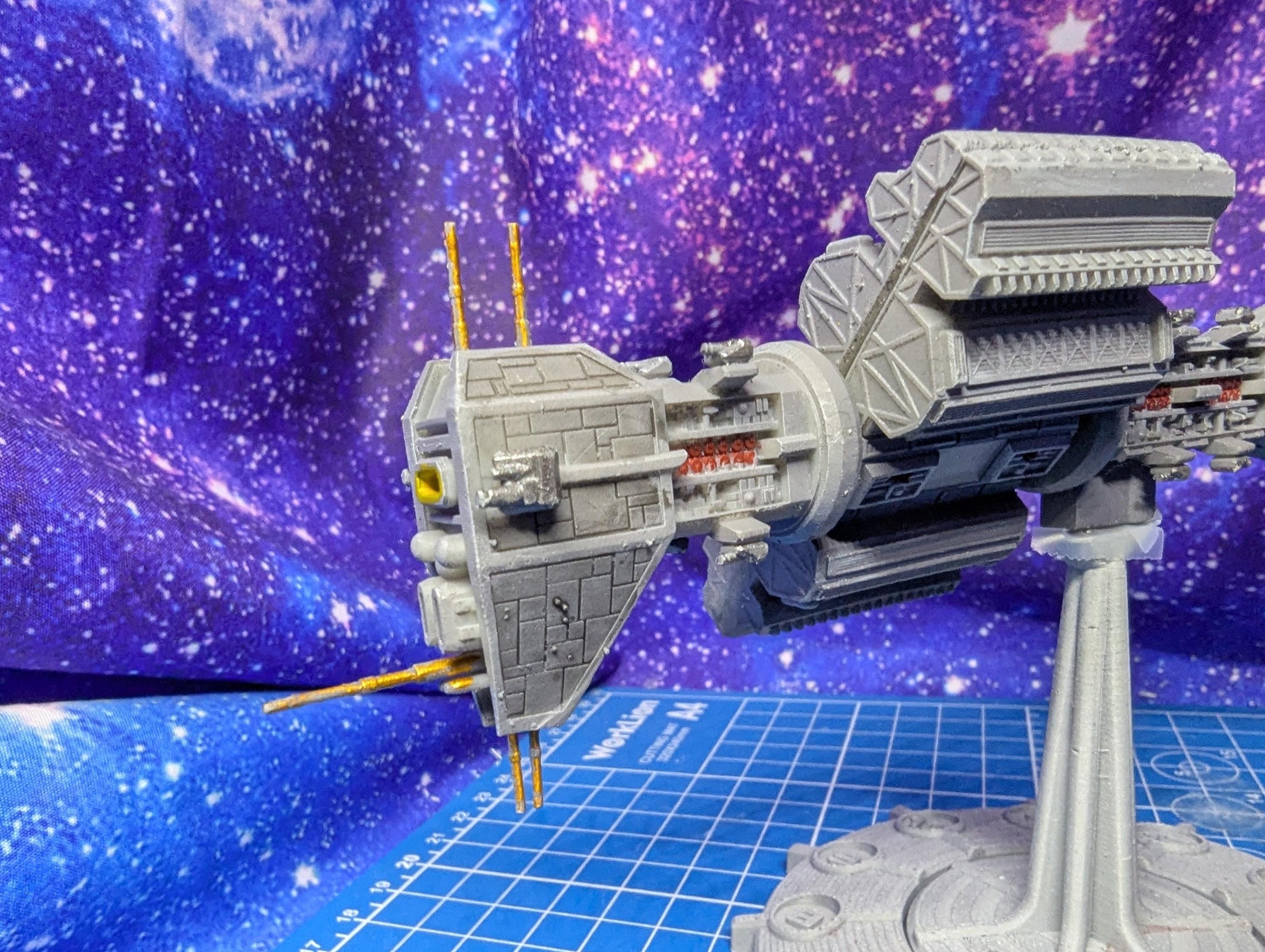 Earthforce Omega Destroyer scaled for Star Wars Armada 175mm