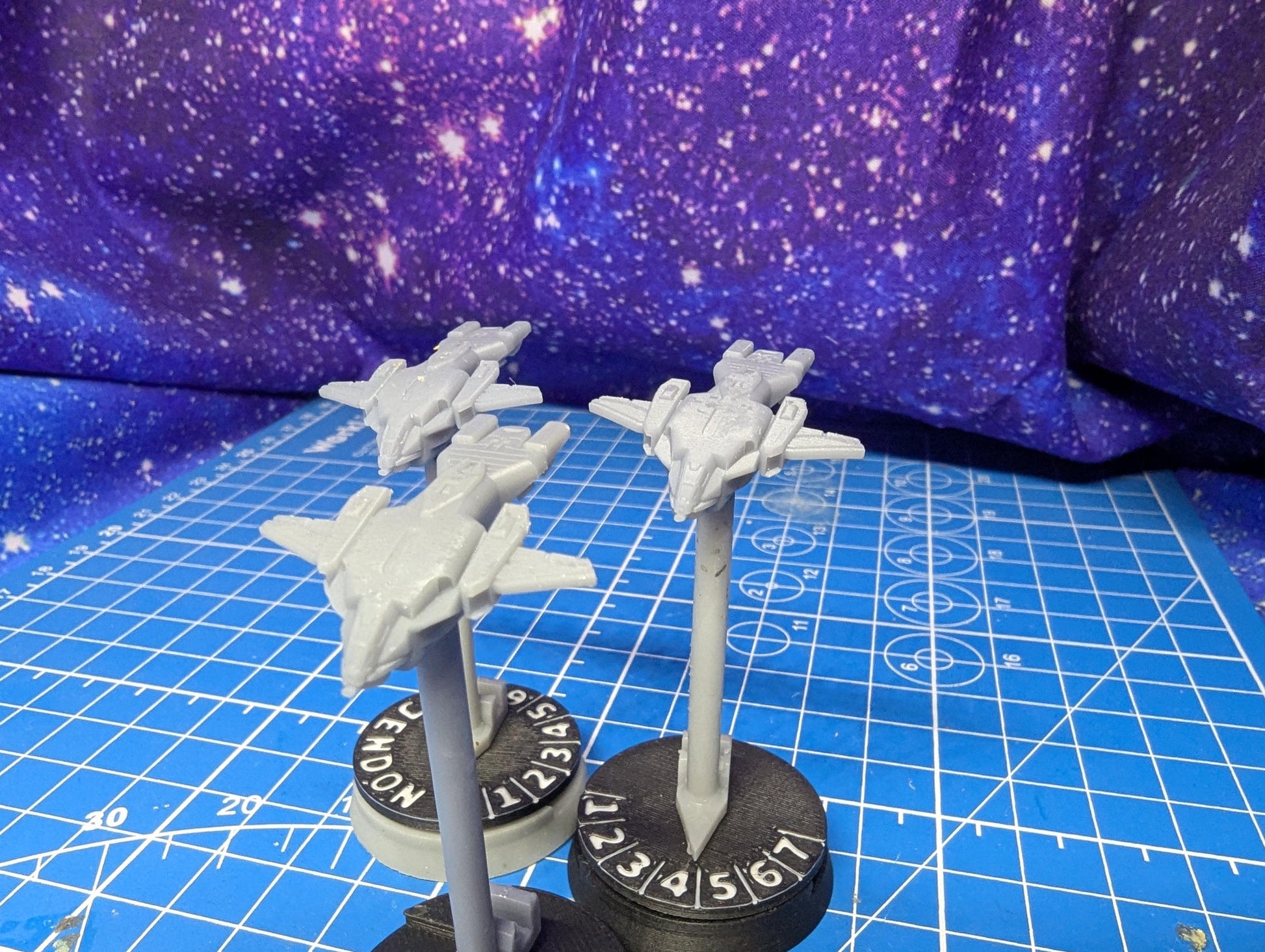 UNSC D77 Pelican Dropship Squadron (3) Halo Armada Homebrew miniatures games 32mm