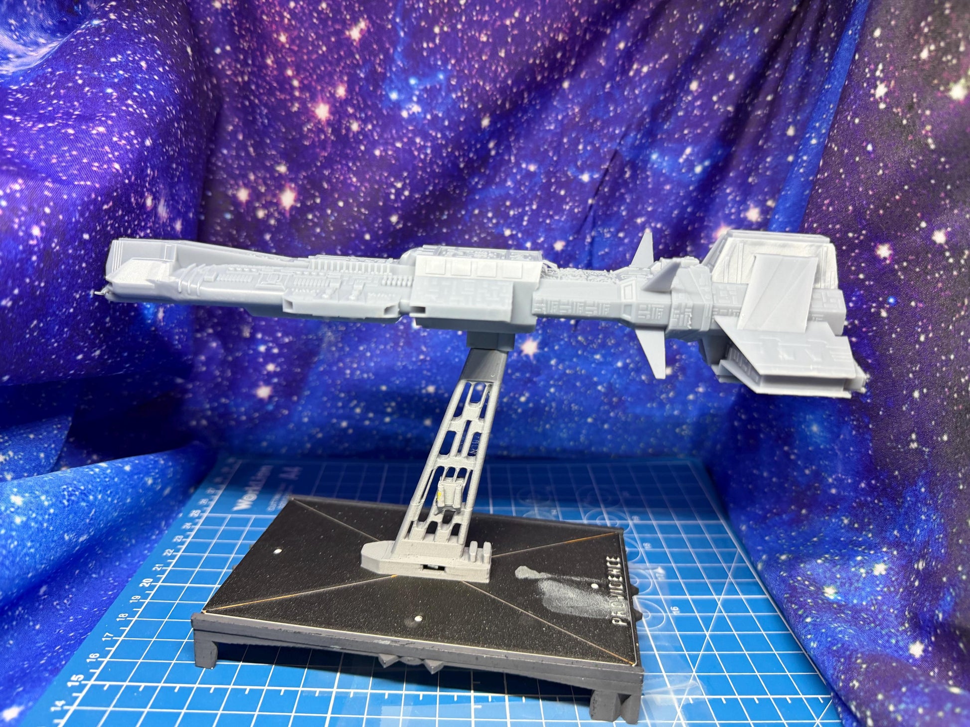 Ancient Atlantean Battleship for Armada Legacy or other Miniatures games 210mm