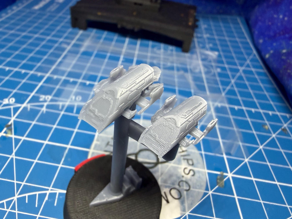 Ancient Atlantean GateShip Fighter squadron (6) Armada Homebrew scale games