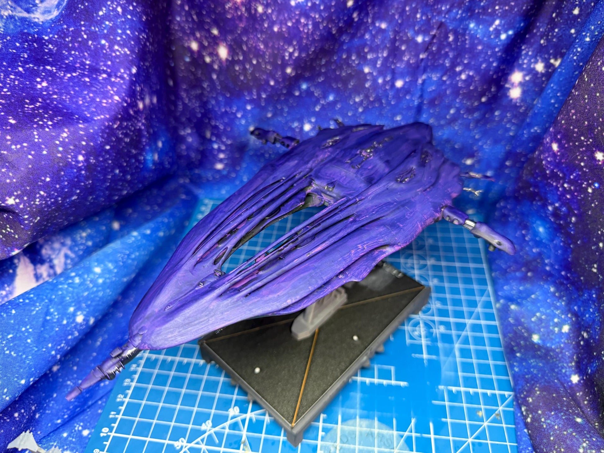 Ancient Space Vampire Hive Battleship for Armada Legacy or other Miniatures games 235mm