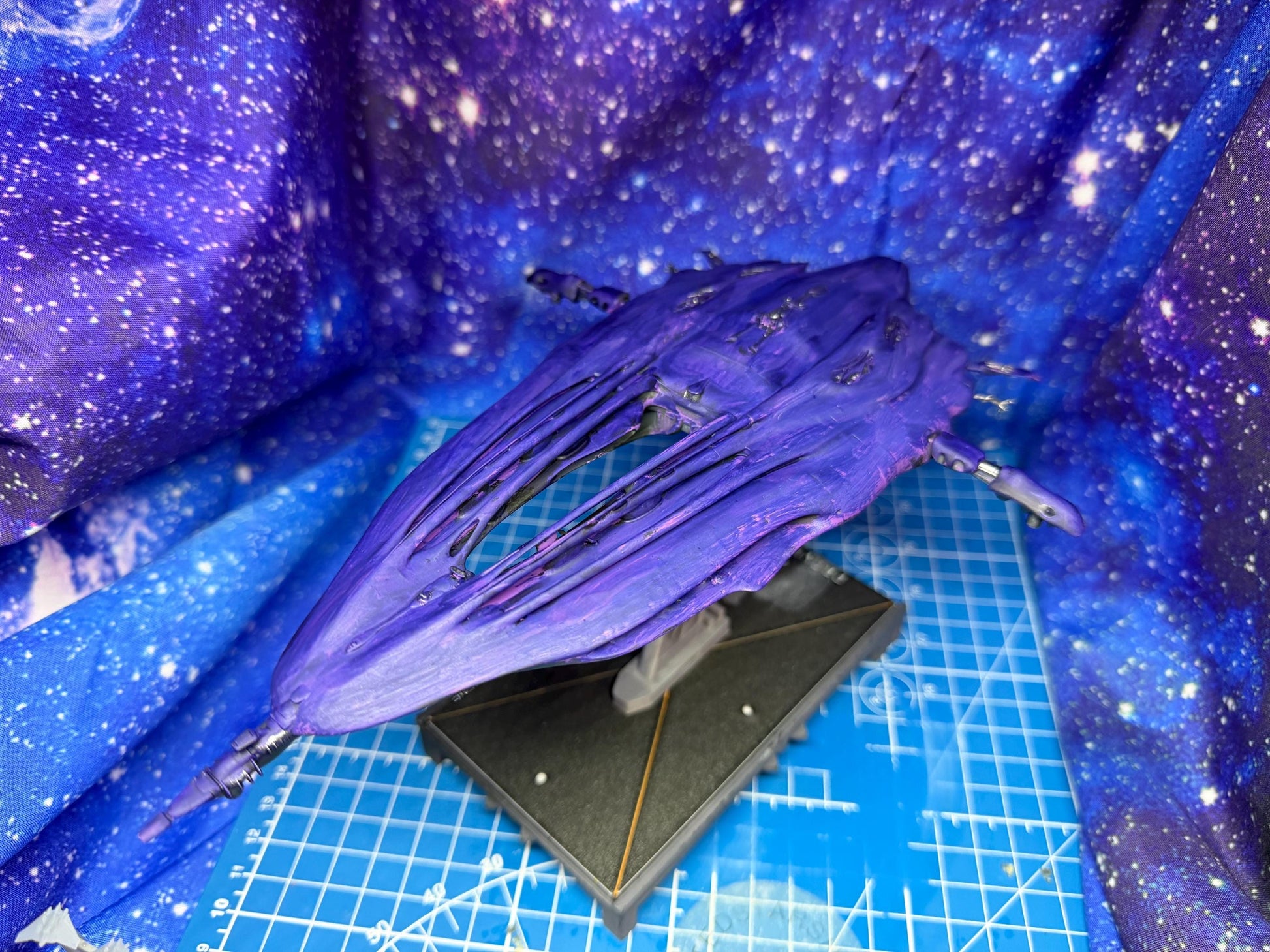 Ancient Space Vampire Hive Battleship for Armada Legacy or other Miniatures games 235mm