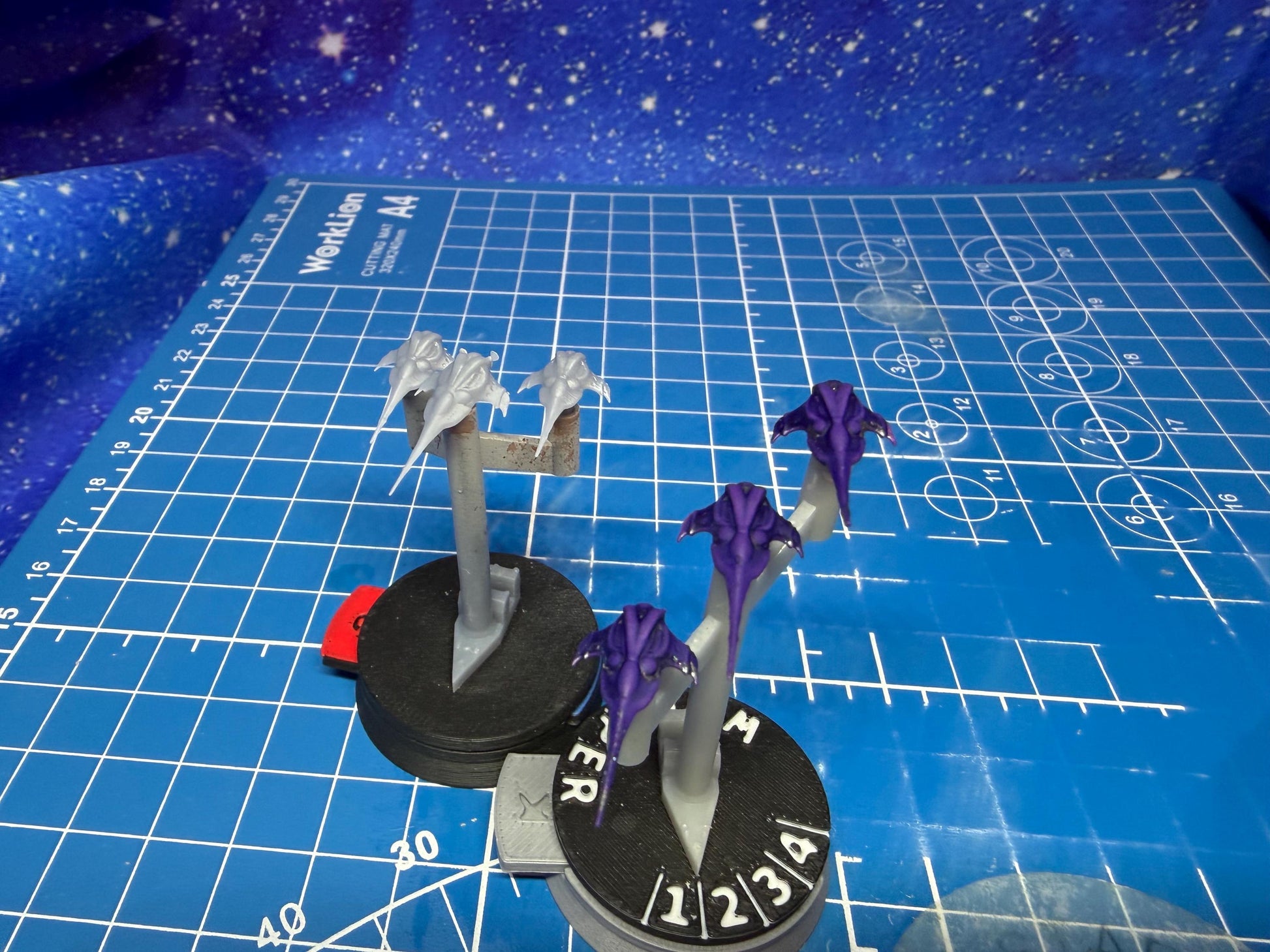 Ancient Space Vampire Dart Fighter squadron (6) for Armada Homebrew scale games 20mm