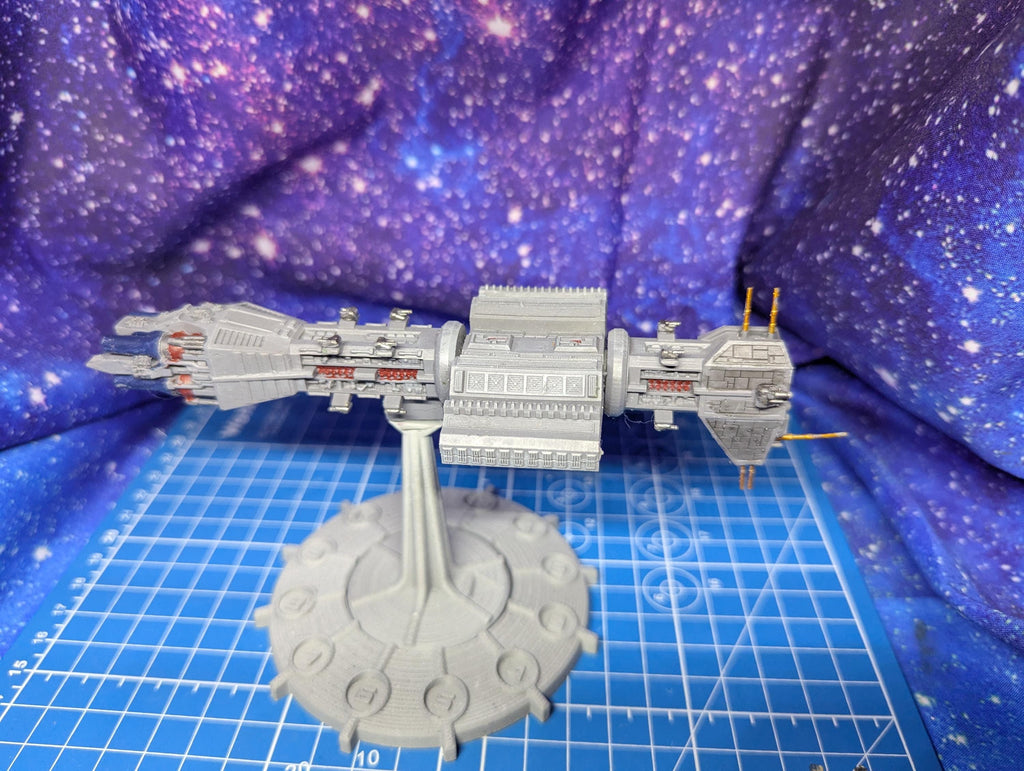 Earthforce Omega Destroyer scaled for Star Wars Armada 175mm