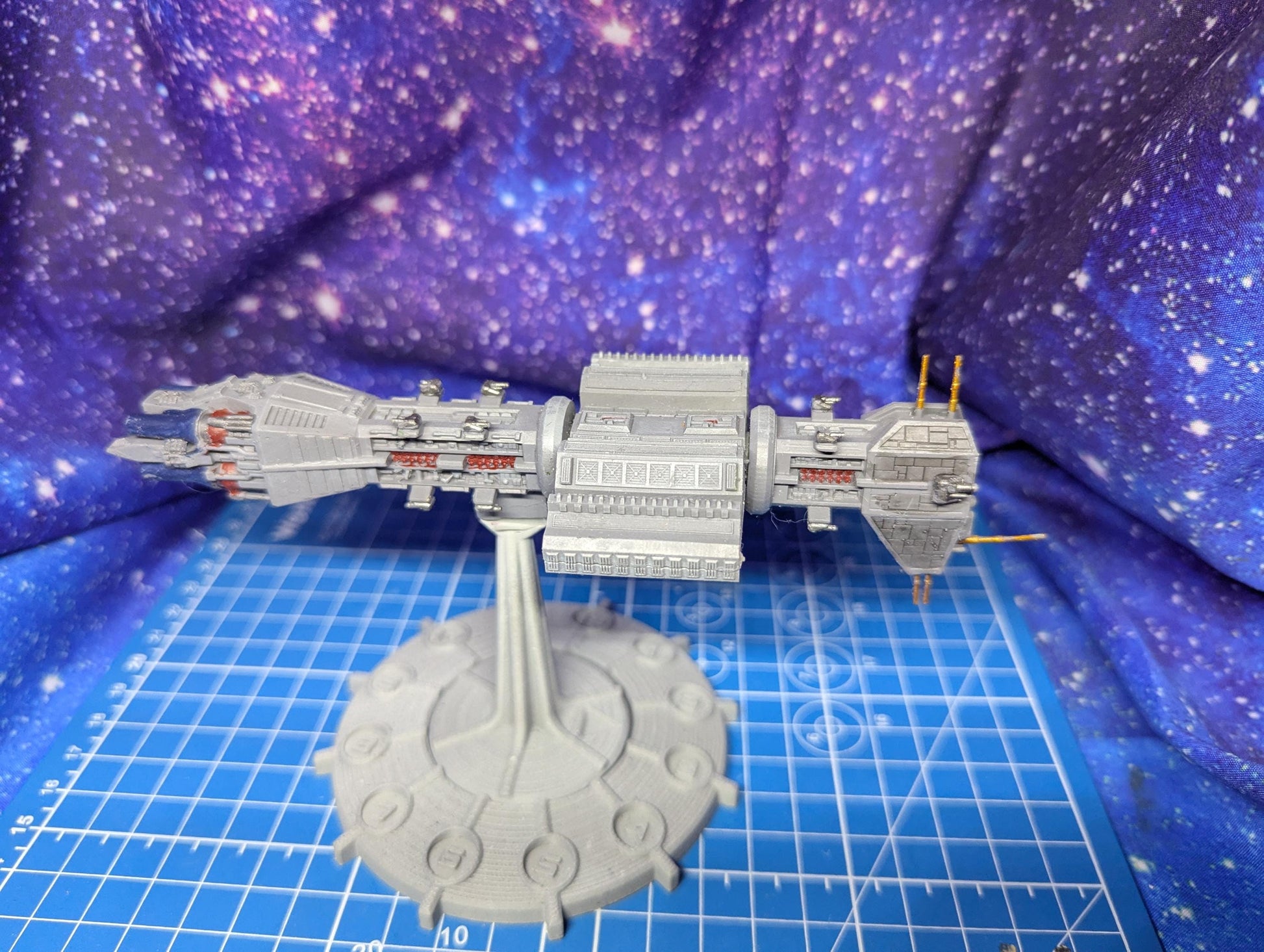 Earthforce Omega Destroyer scaled for Star Wars Armada 175mm