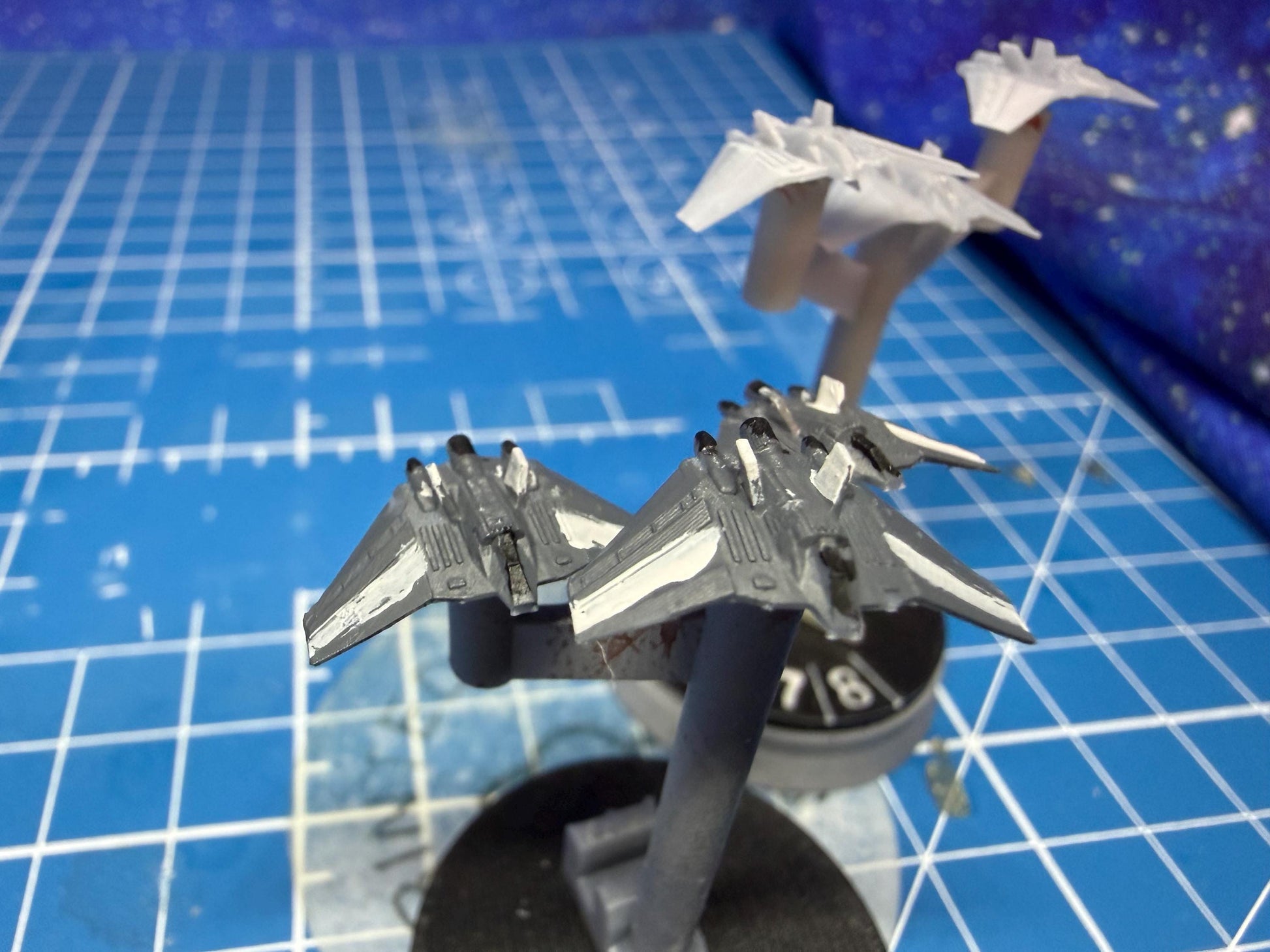 Earth Special Forces F302 Fighter squadron (6) Armada Homebrew scale games