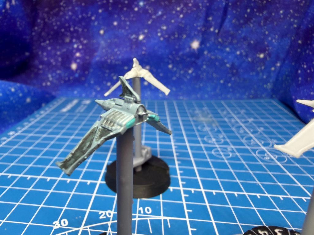 Republic Omicron-class Shuttle squadron (3 fighters) for Star Wars Armada scale games