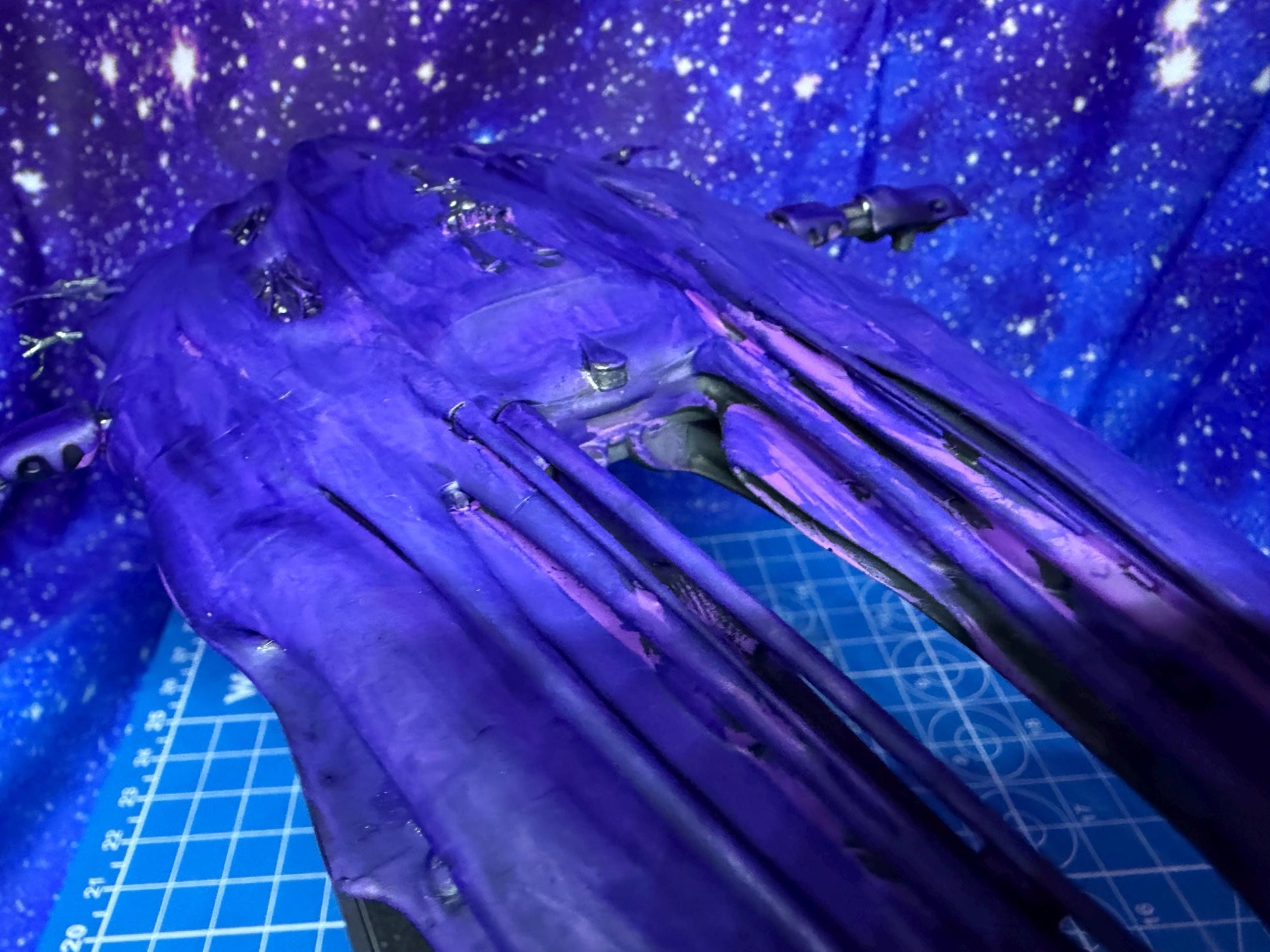 Ancient Space Vampire Hive Battleship for Armada Legacy or other Miniatures games 235mm