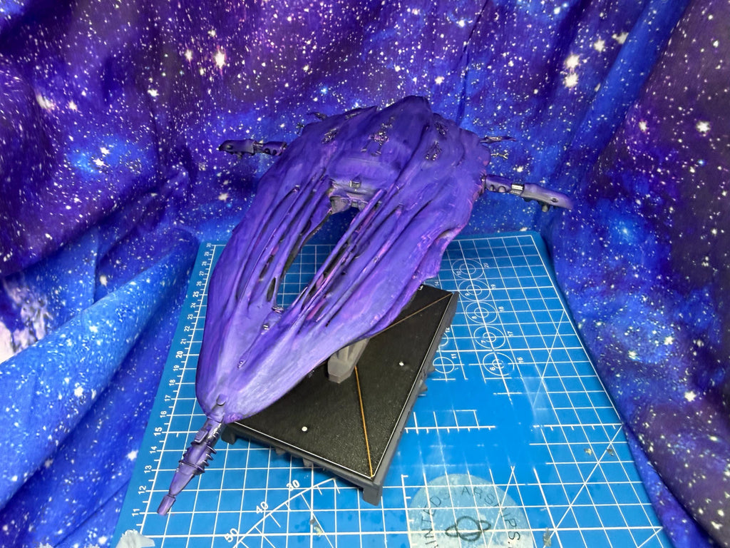 Ancient Space Vampire Hive Battleship for Armada Legacy or other Miniatures games 235mm