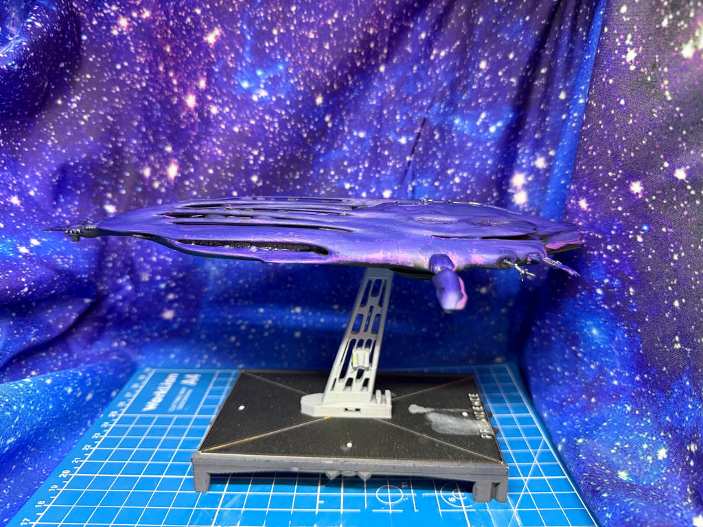 Ancient Space Vampire Hive Battleship for Armada Legacy or other Miniatures games 235mm