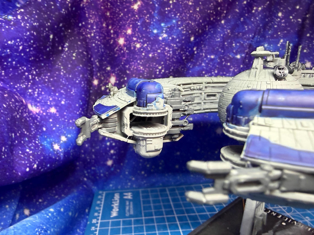 CIS Lucrehulk Droid Control Ship for Star Wars Armada Legacy homebrew 186mm long