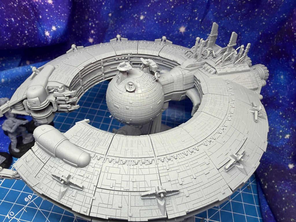 CIS Lucrehulk Droid Control Ship for Star Wars Armada Legacy homebrew 186mm long
