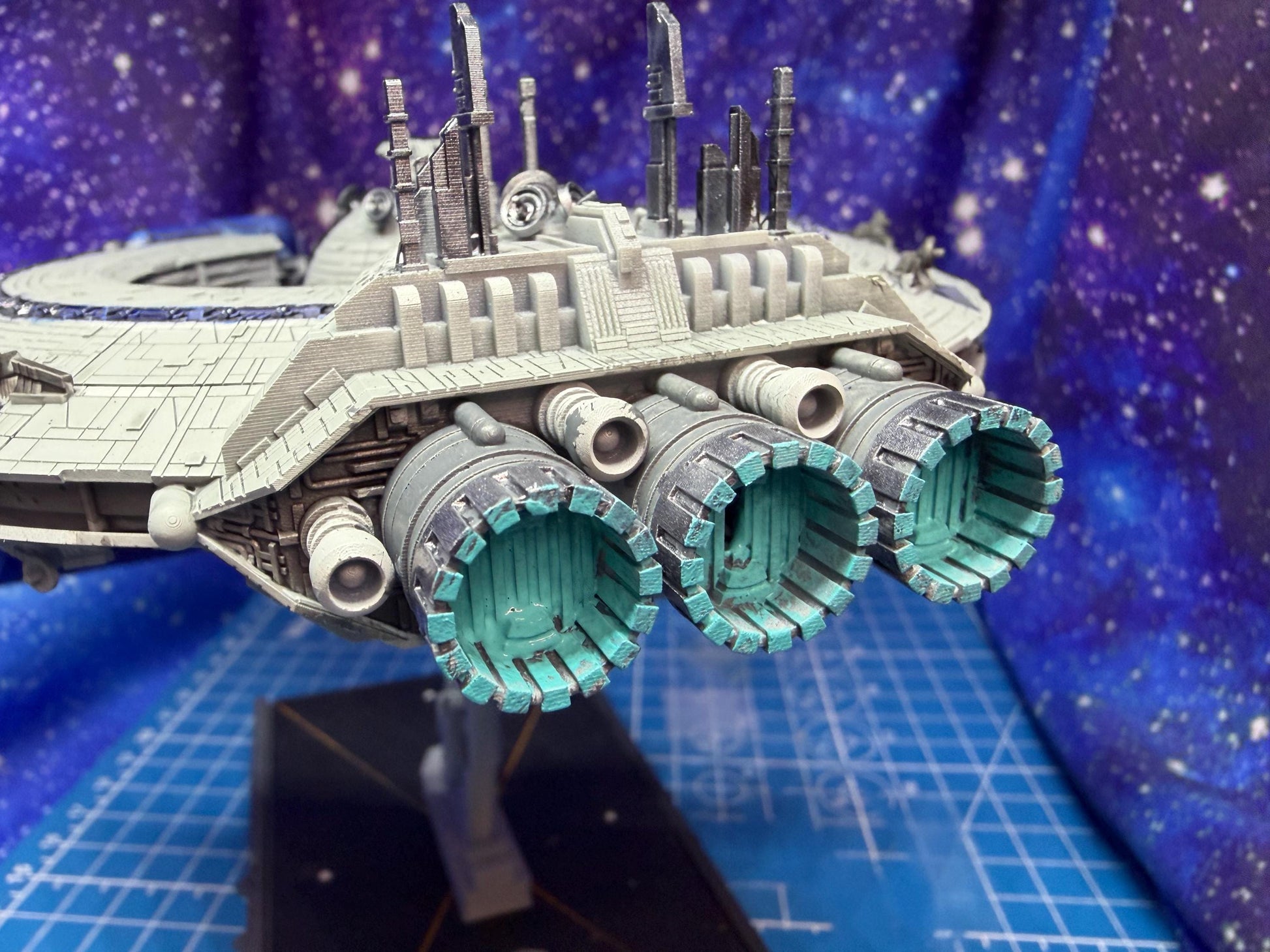 CIS Lucrehulk Droid Control Ship for Star Wars Armada Legacy homebrew 186mm long