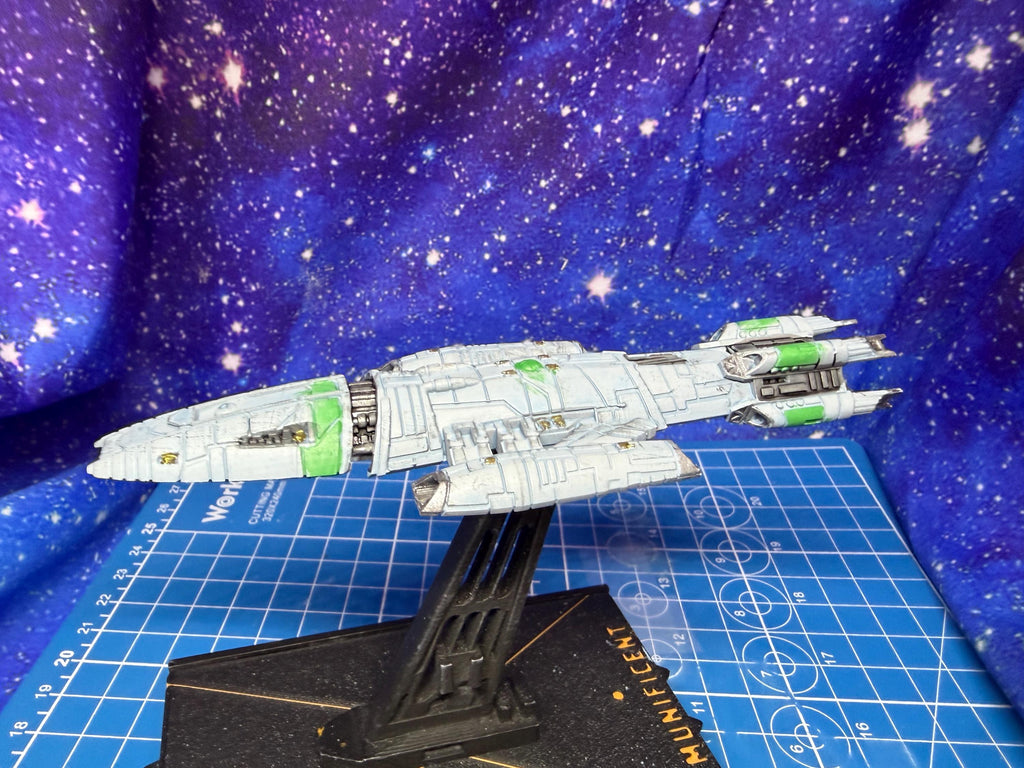 Colonial Valkyrie Battlecruiser for starship miniatures games 121mm