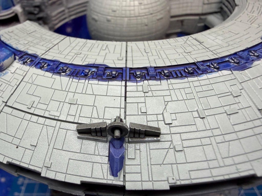 CIS Lucrehulk Droid Control Ship for Star Wars Armada Legacy homebrew 186mm long