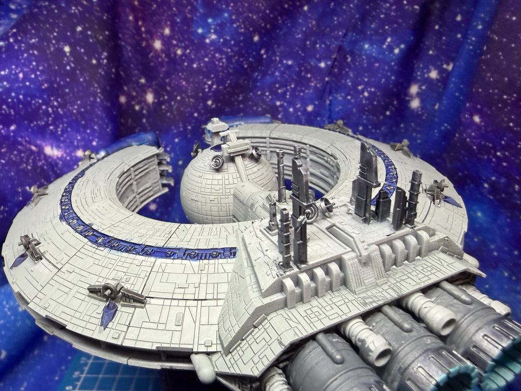 CIS Lucrehulk Droid Control Ship for Star Wars Armada Legacy homebrew 186mm long