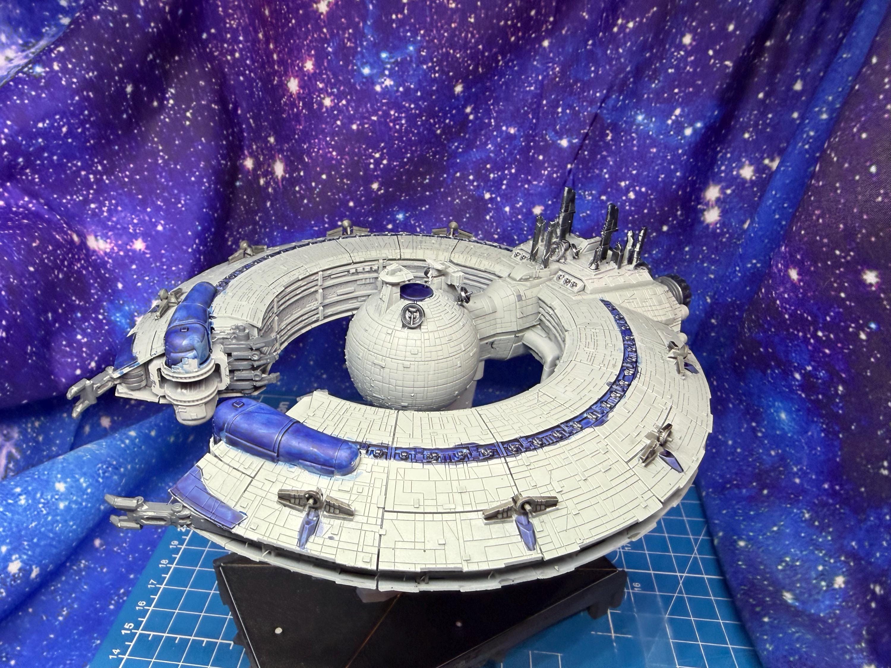 CIS Lucrehulk Droid Control Ship for Star Wars Armada Legacy homebrew 186mm long