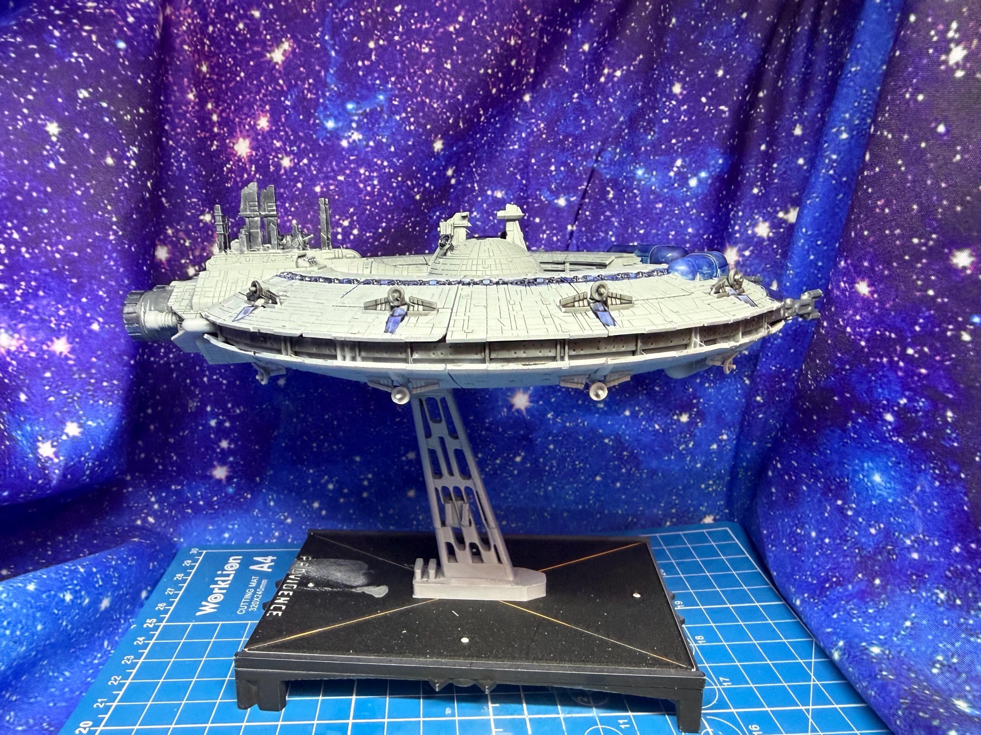 CIS Lucrehulk Droid Control Ship for Star Wars Armada Legacy homebrew 186mm long