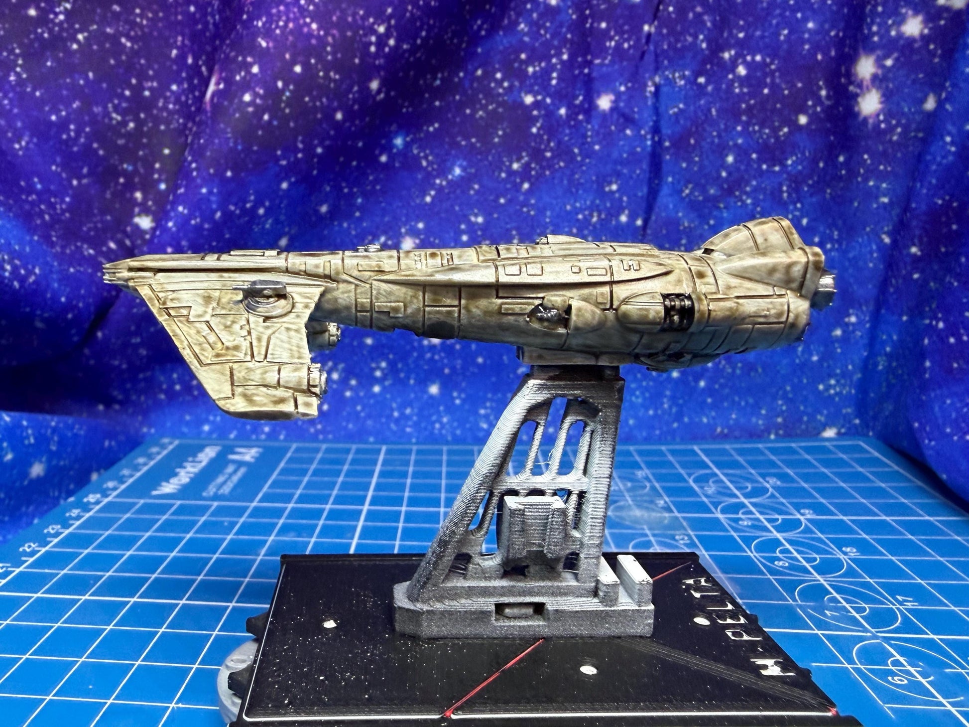 Rebel "Longfin" Quarren Corvette for Star Wars Armada scale games 90mm