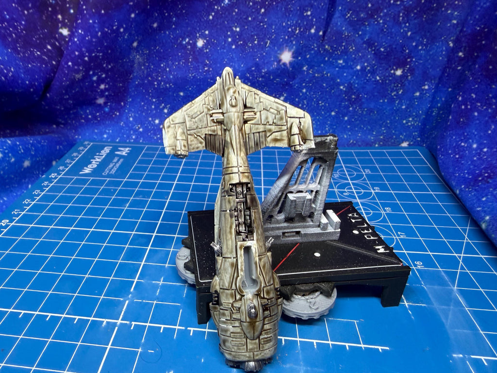 Rebel "Longfin" Quarren Corvette for Star Wars Armada scale games 90mm