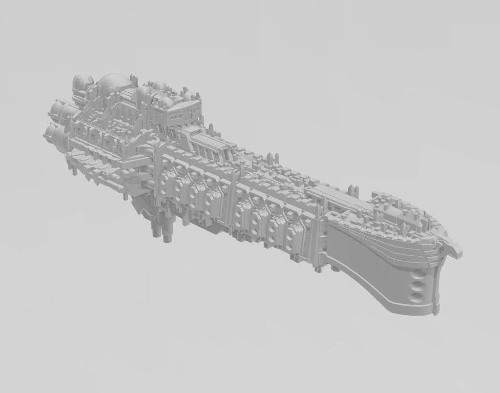 Gothic Sol pattern Cruiser kit pack for space games 101mm
