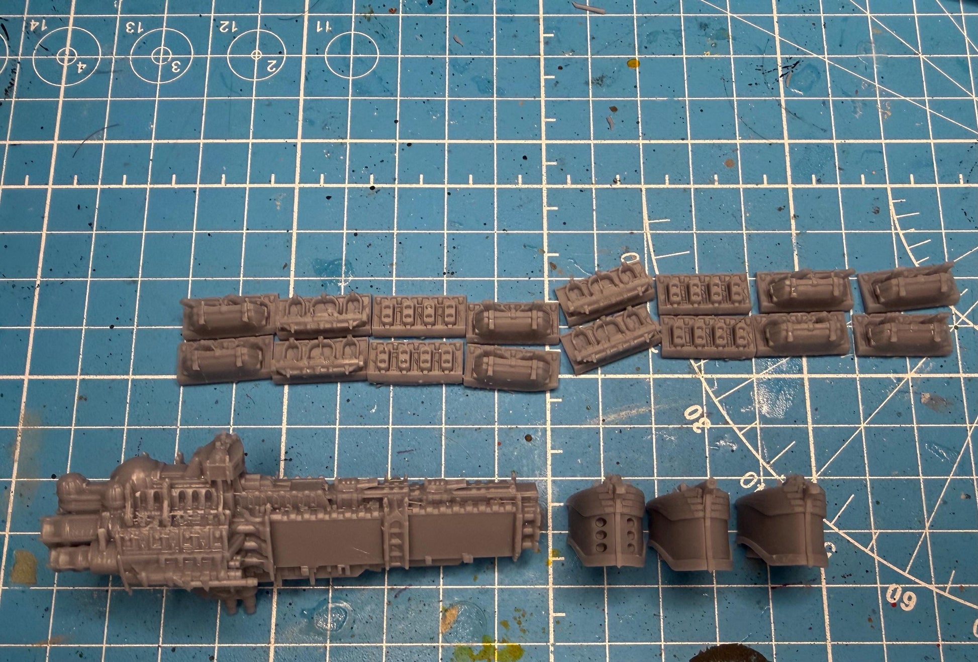 Gothic Sol pattern BattleCruiser kit pack for space games 101mm