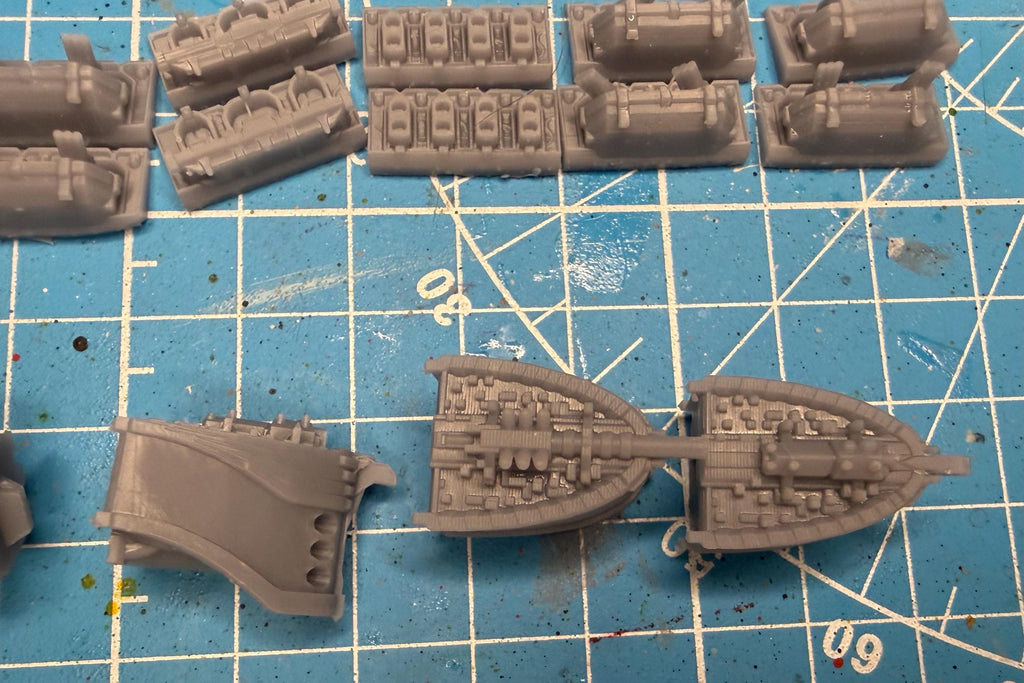 Gothic Sol pattern BattleCruiser kit pack for space games 101mm