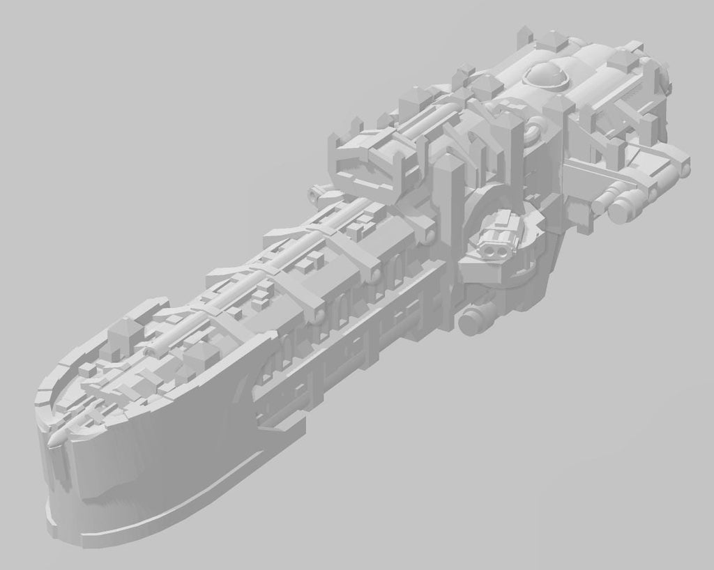 Gothic Sol pattern Frigate pack(4) for space games 53mm