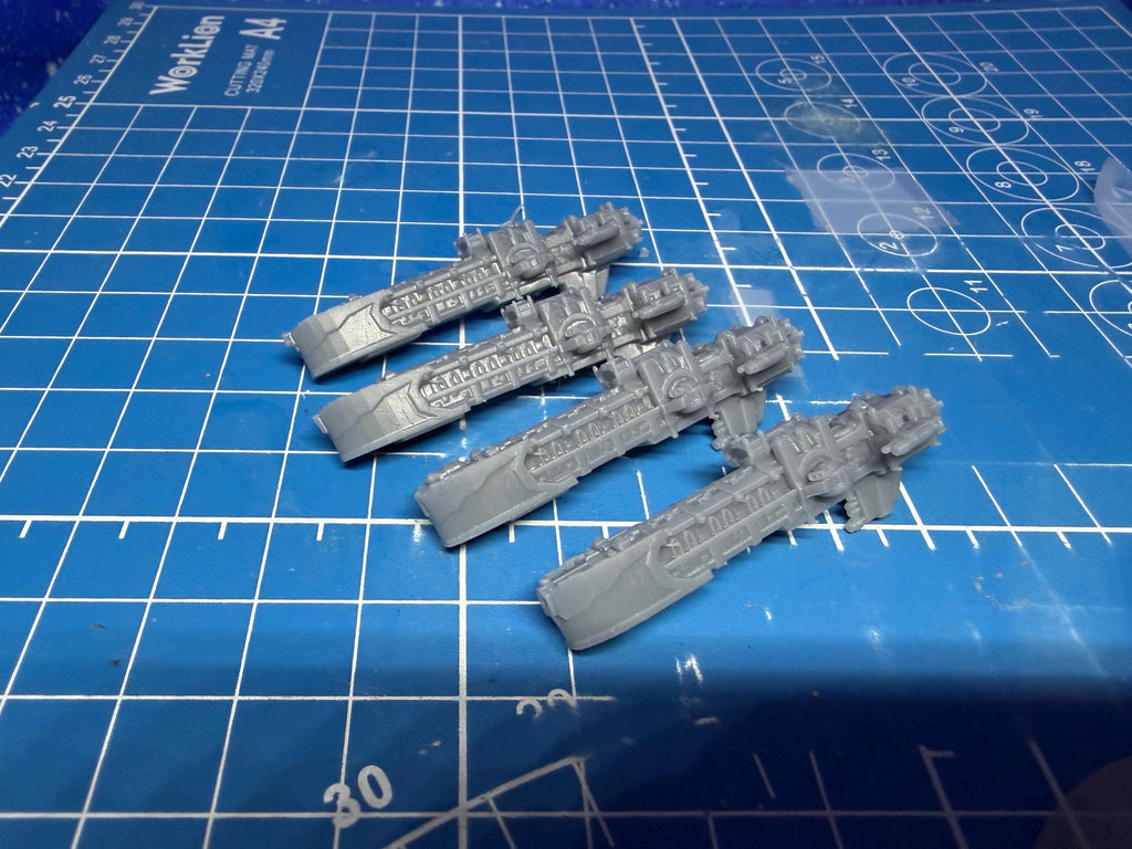 Gothic Sol pattern Frigate pack(4) for space games 53mm