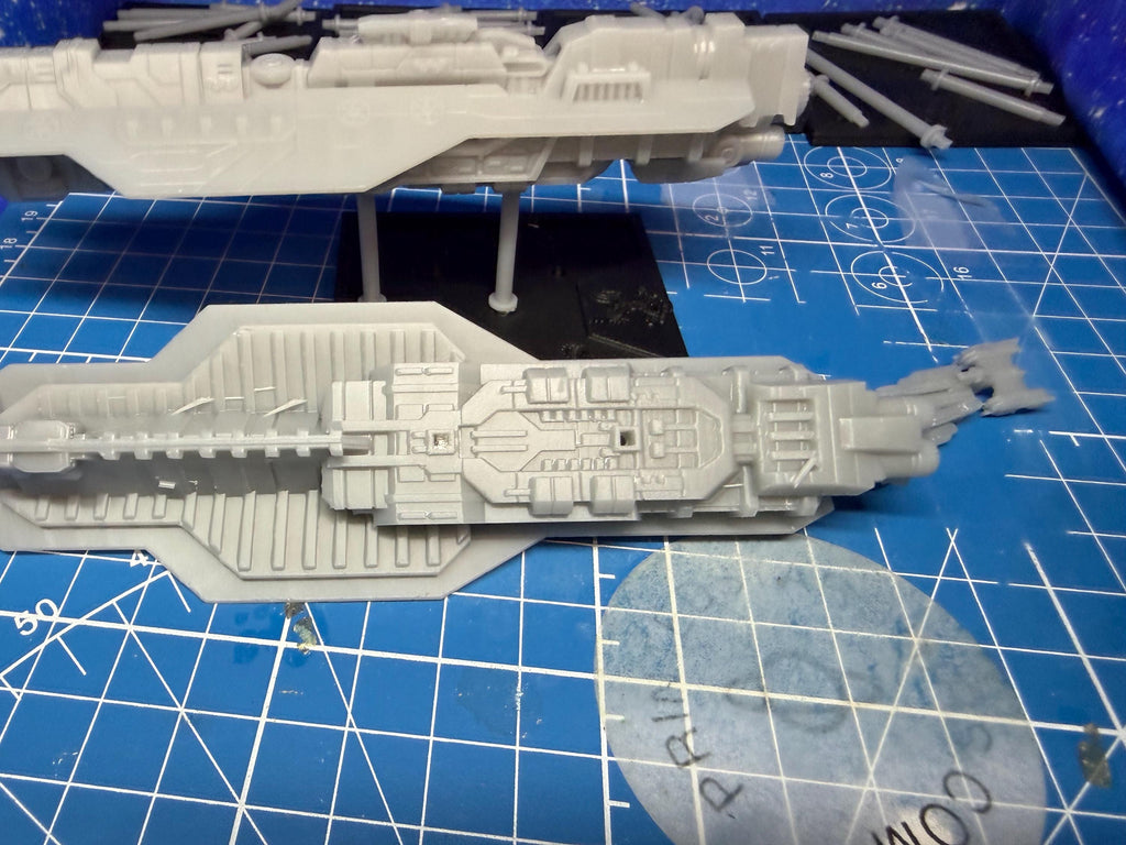 Halo Fleet Battles Proxy UNSC Large Upgrade set for epic scale space games