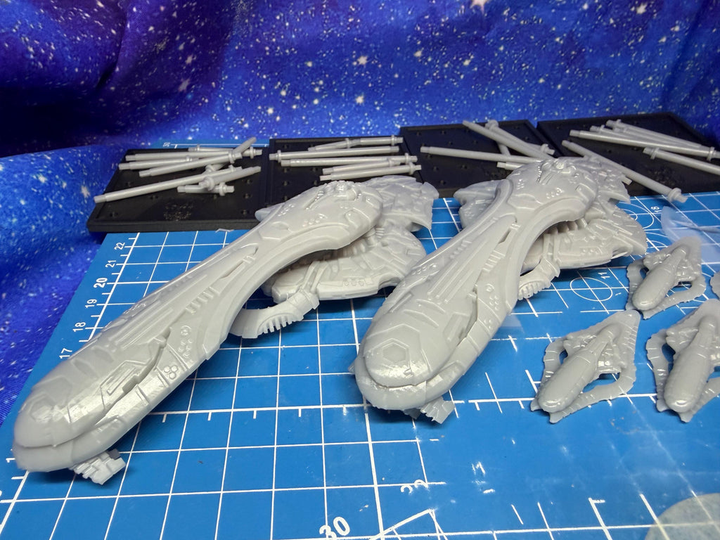 Halo Fleet Battles Proxy Covenant Large Upgrade set for games like Onepagerules Warfleets