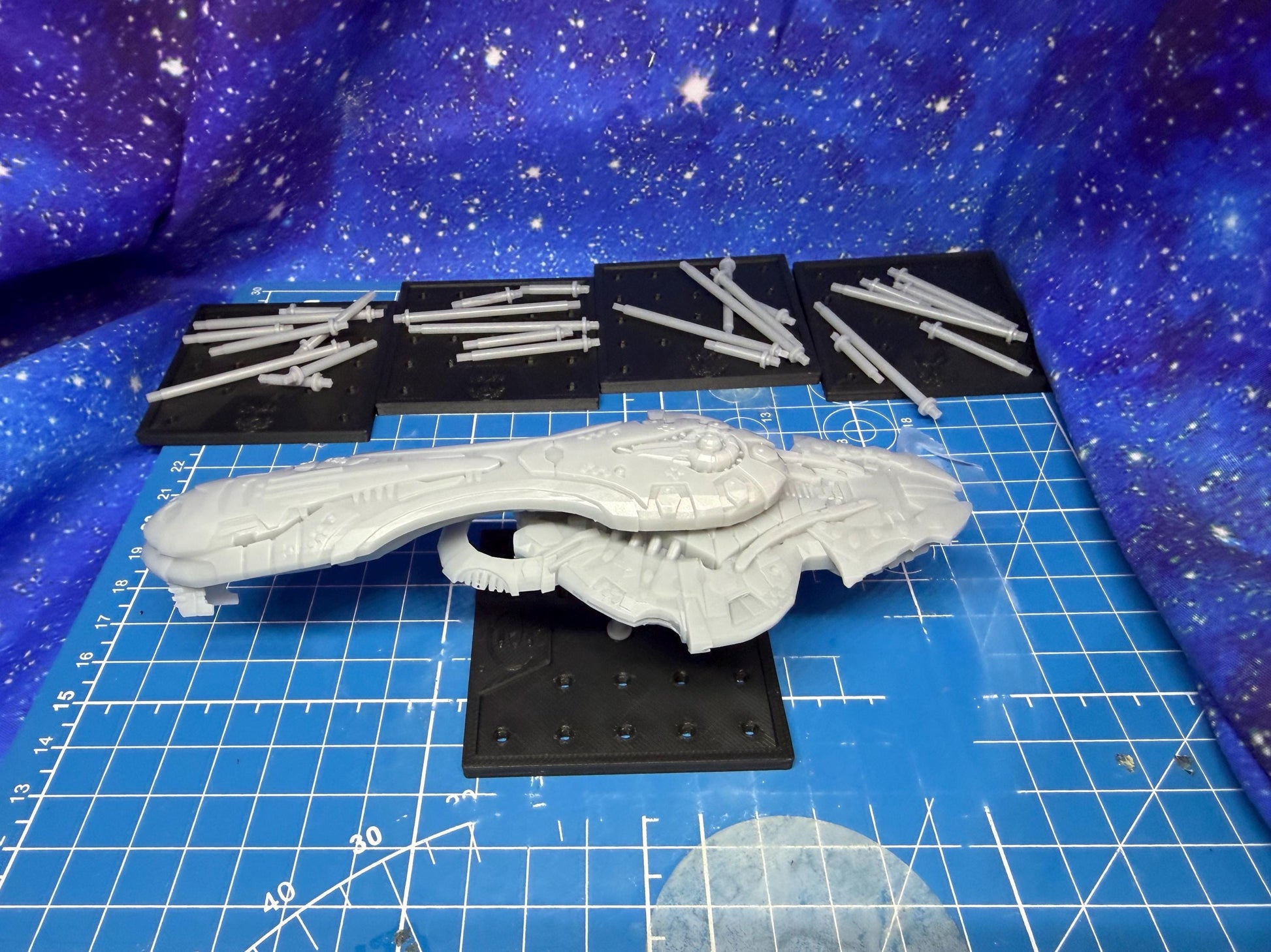 Halo Fleet Battles Proxy Covenant Large Upgrade set for games like Onepagerules Warfleets