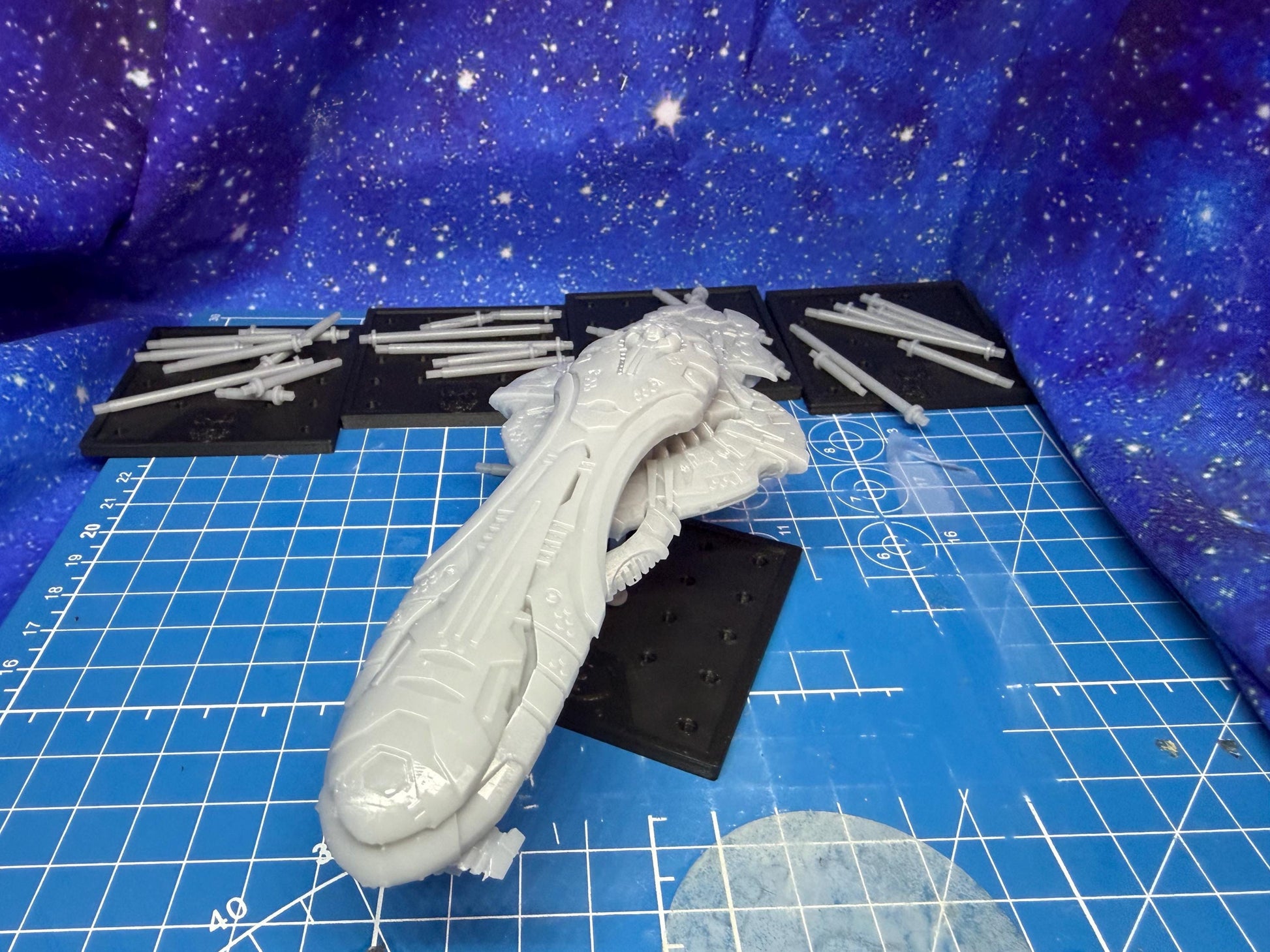 Halo Fleet Battles Proxy Covenant Large Upgrade set for games like Onepagerules Warfleets