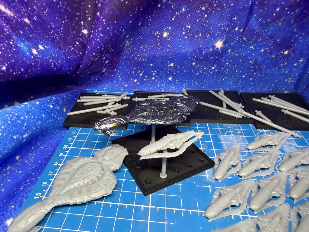 Halo Fleet Battles Proxy Covenant Core Upgrade set for games like Onepagerules Warfleets