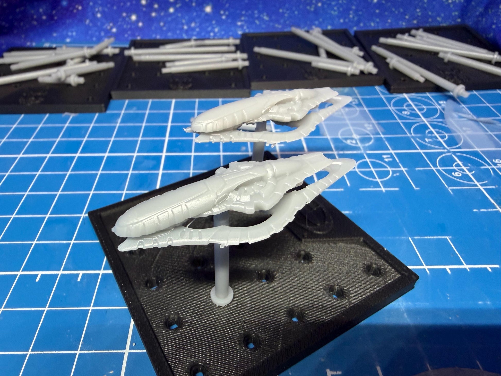 Halo Fleet Battles Proxy Covenant Core Upgrade set for games like Onepagerules Warfleets